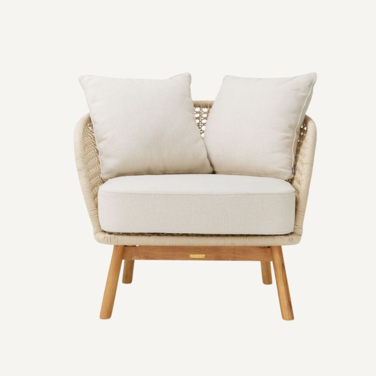 Fauteuil d'extérieur crème | Eichholtz Trinity | REMO-HOME, mobilier et décoration d'intérieur