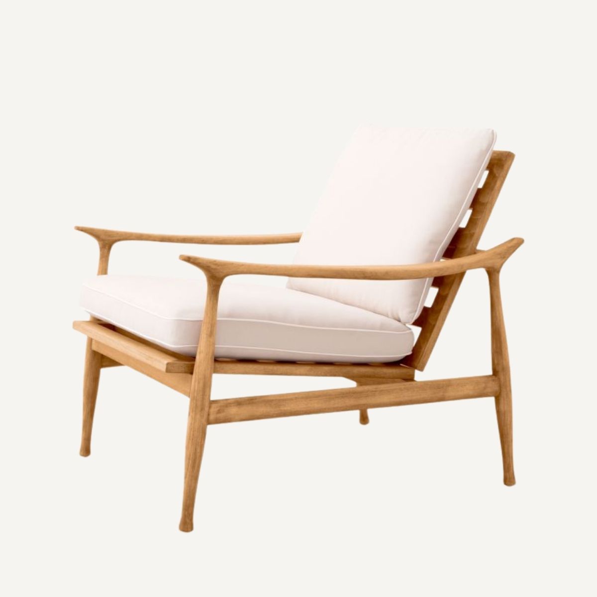 Fauteuil d'extérieur en teck | Eichholtz Manzo | REMO-HOME, mobilier et décoration d'intérieur