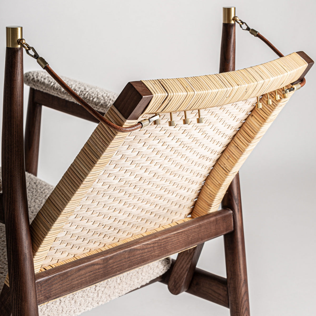 Fauteuil d'appoint en rotin bouclé crème | Vical Hunxe | REMO-HOME, mobilier et décoration d'intérieur