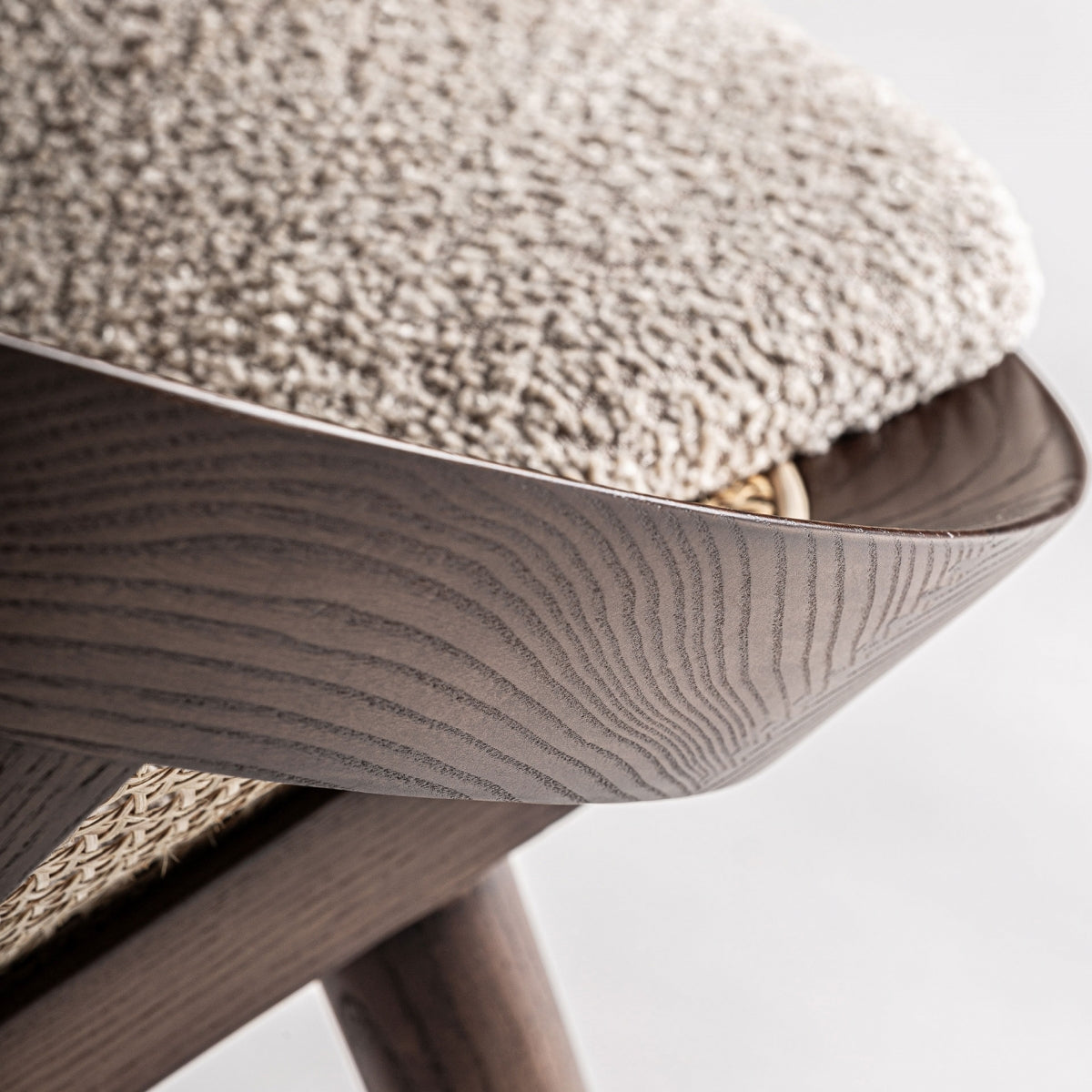 Fauteuil d'appoint en rotin bouclé crème | Vical Werth | REMO-HOME, mobilier et décoration d'intérieur
