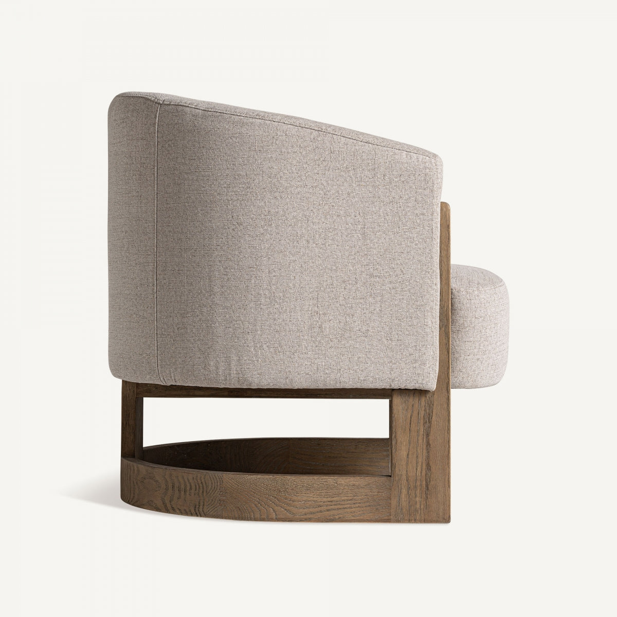 Fauteuil d'appoint en tissu beige | Vical Leutasch | REMO-HOME, mobilier et décoration d'intérieur