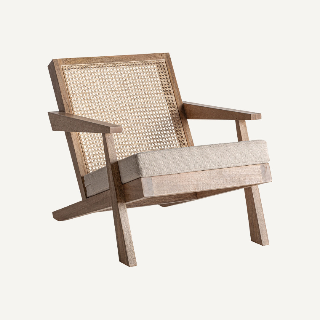 Fauteuil en bois de manguier | Vical Wesweil | REMO, mobilier et décoration d'intérieur