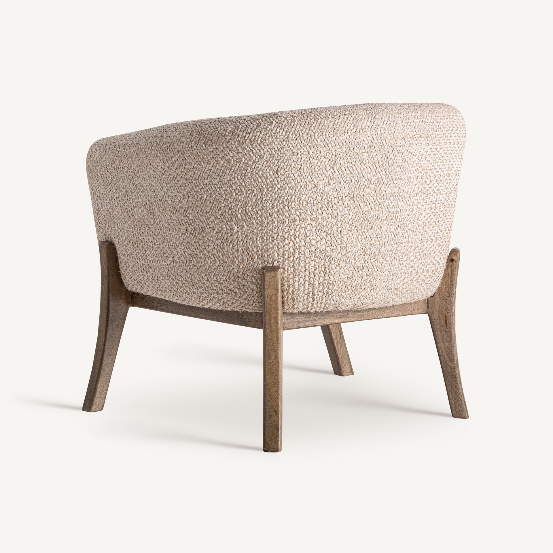 Fauteuil en lin beige | VICAL Liermo | REMO-HOME, mobilier design et décoration d'intérieur