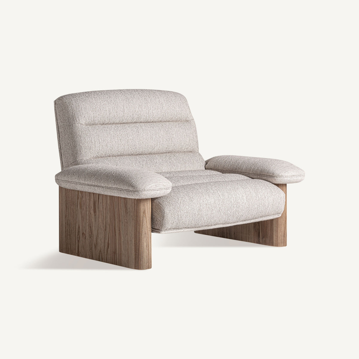 Fauteuil en tissu beige | VICAL Jacquard | REMO-HOME, mobilier design et décoration d'intérieur