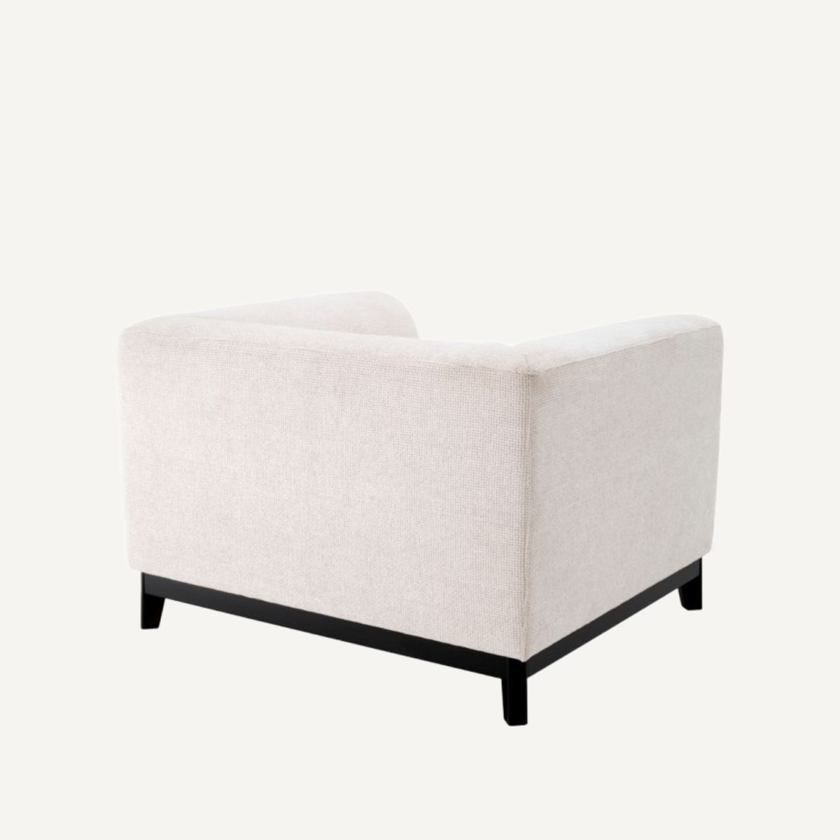 Fauteuil en tissu blanc cassé | Eichholtz Corso | REMO-HOME, mobilier et décoration d'intérieur