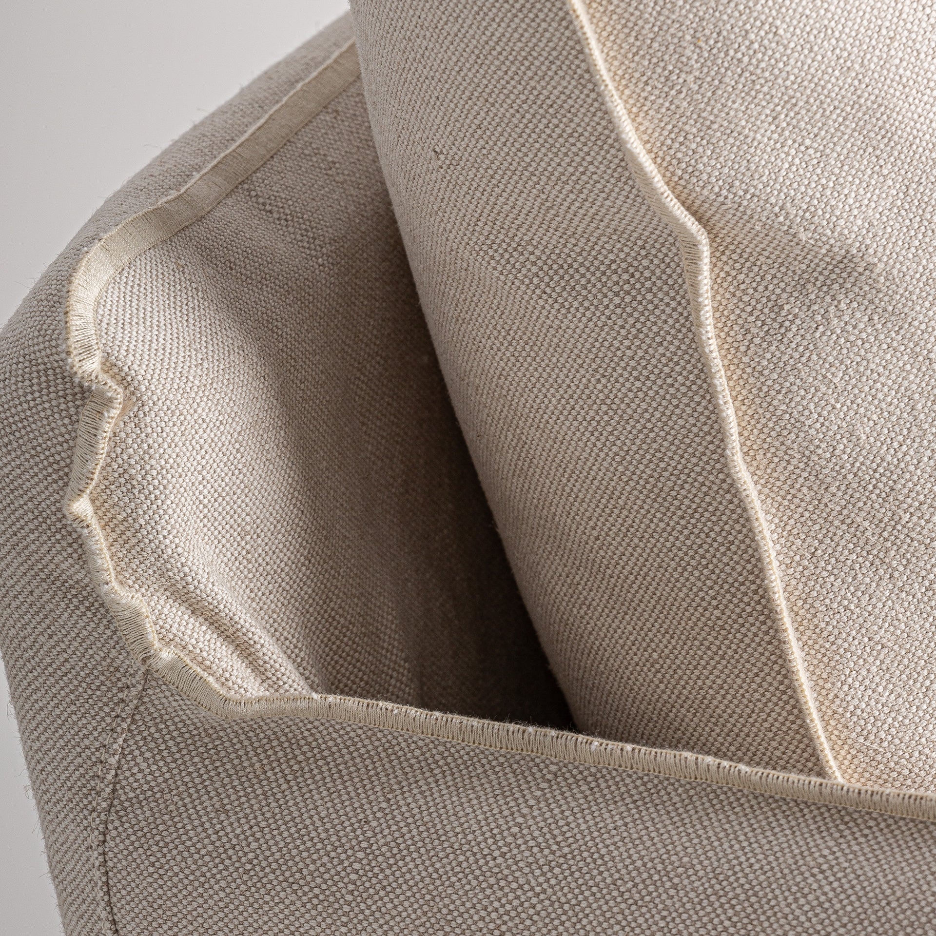 Fauteuil lin beige et coton | VICAL Pugnac | REMO-HOME, mobilier design et décoration d'intérieur