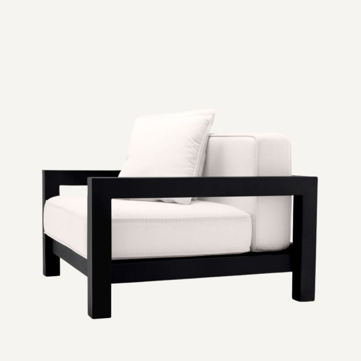Fauteuil d'extérieur en métal noir | Eichholtz Cap-Antibes | REMO-HOME, mobilier et décoration d'intérieur