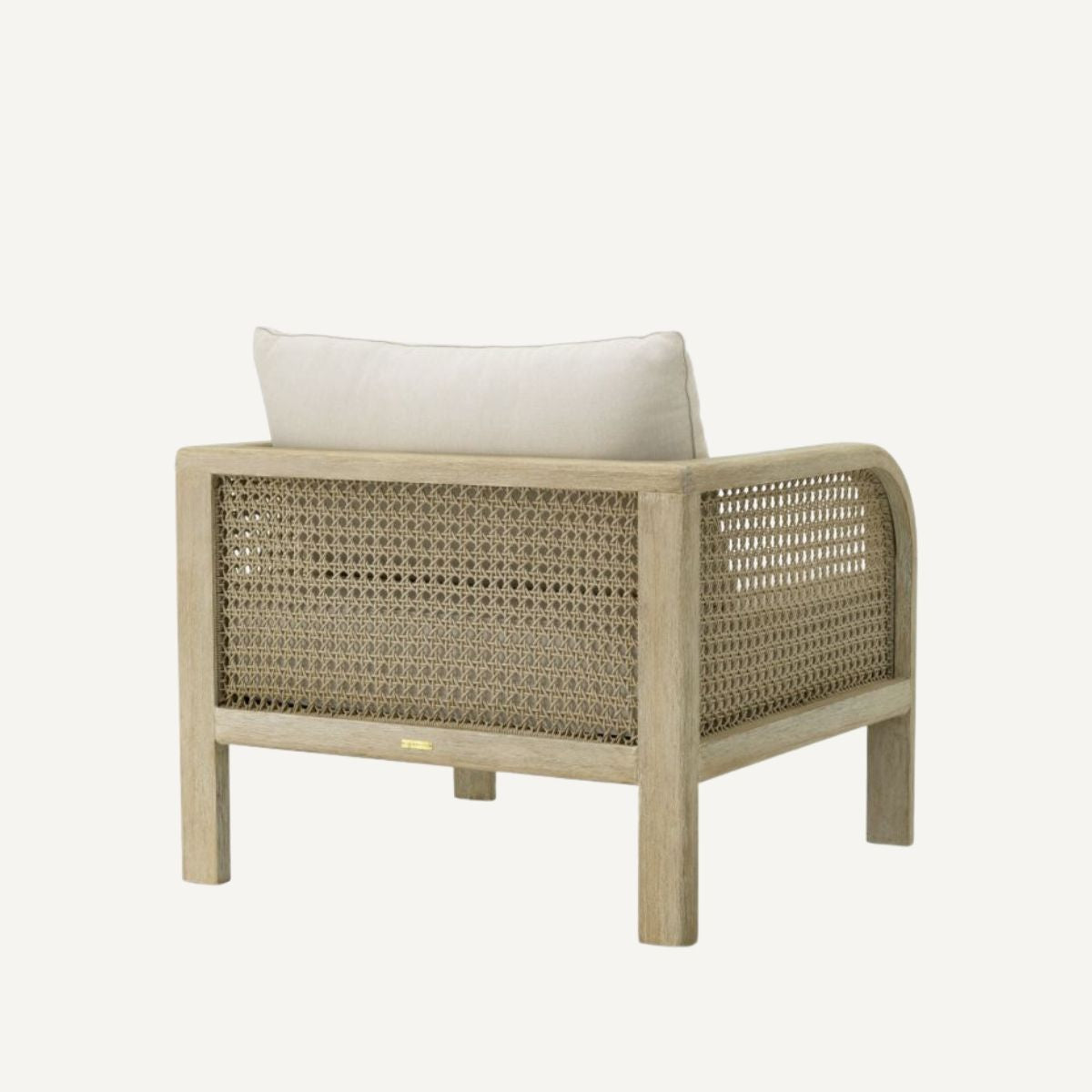 Fauteuil d'extérieur en teck beige | Eichholtz Julian | REMO-HOME, mobilier et décoration d'intérieur