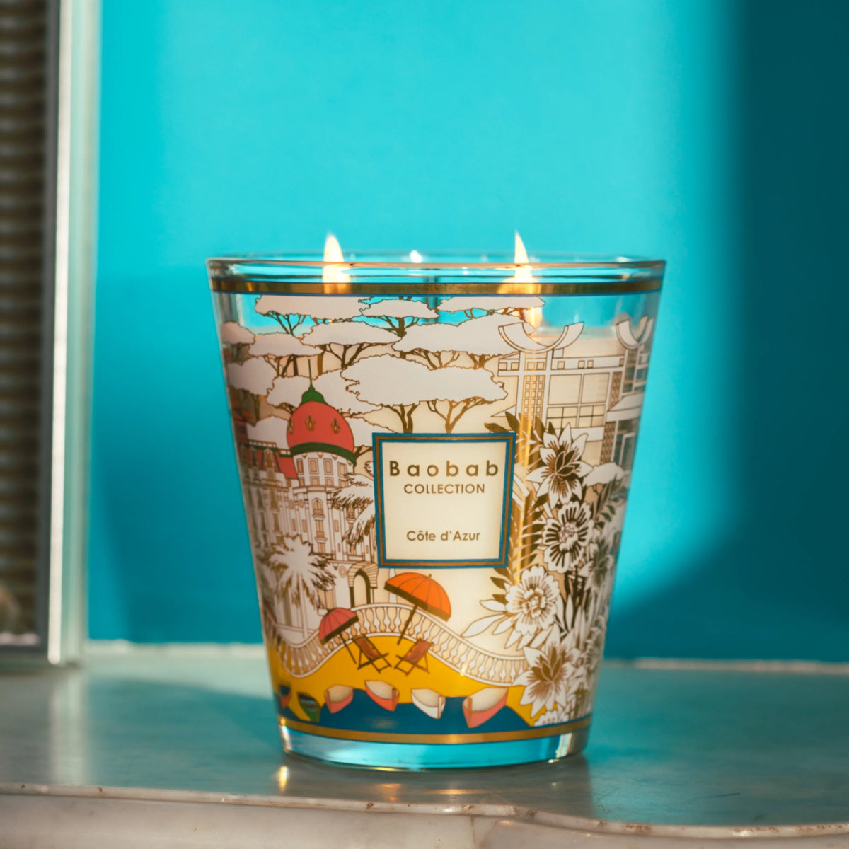 Vela perfumada Costa Azul | Colección de baobabs