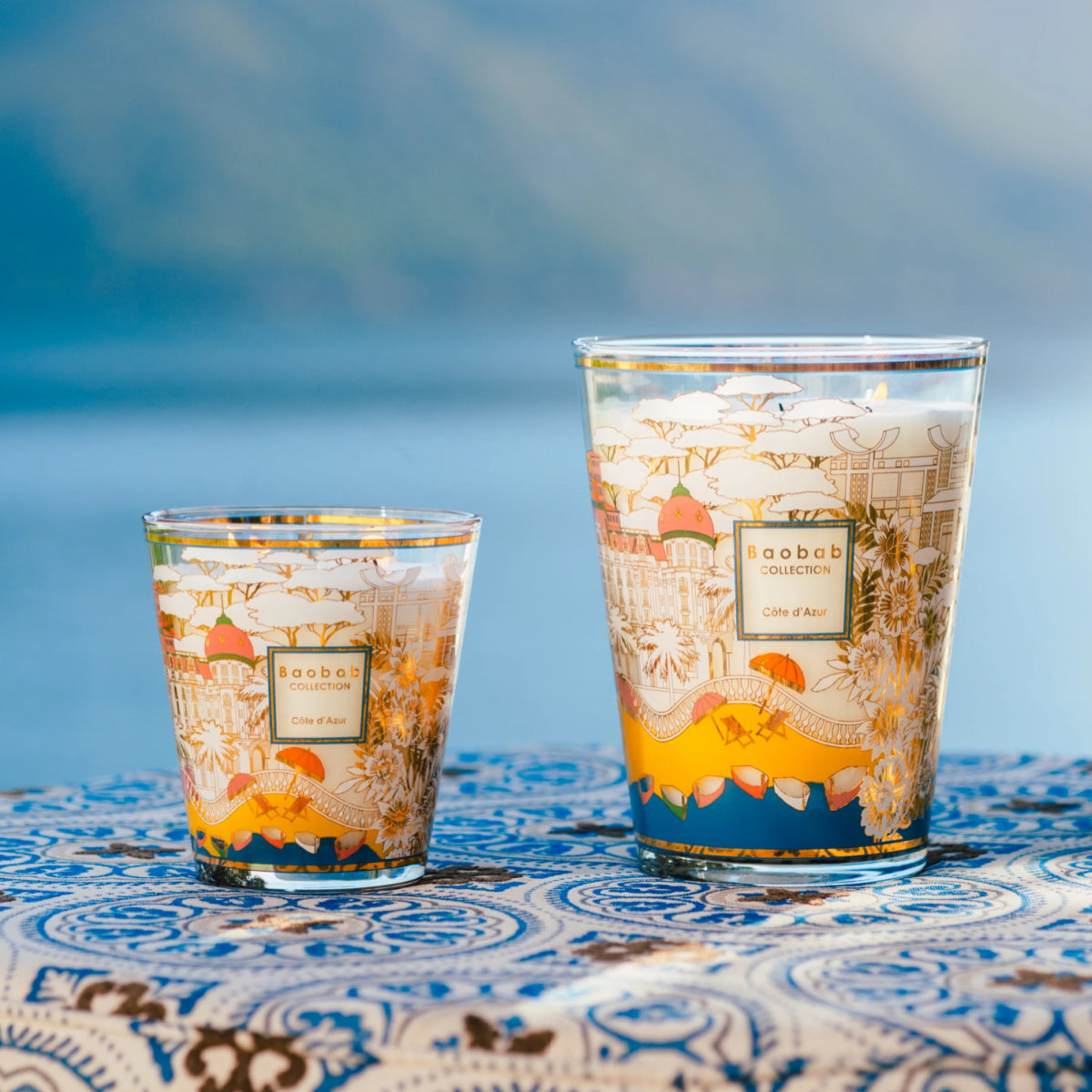 Vela perfumada Costa Azul | Colección de baobabs