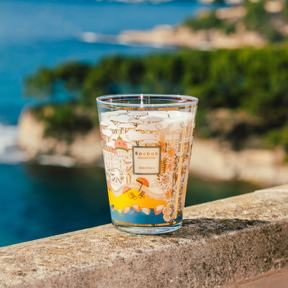 Vela perfumada Costa Azul | Colección de baobabs