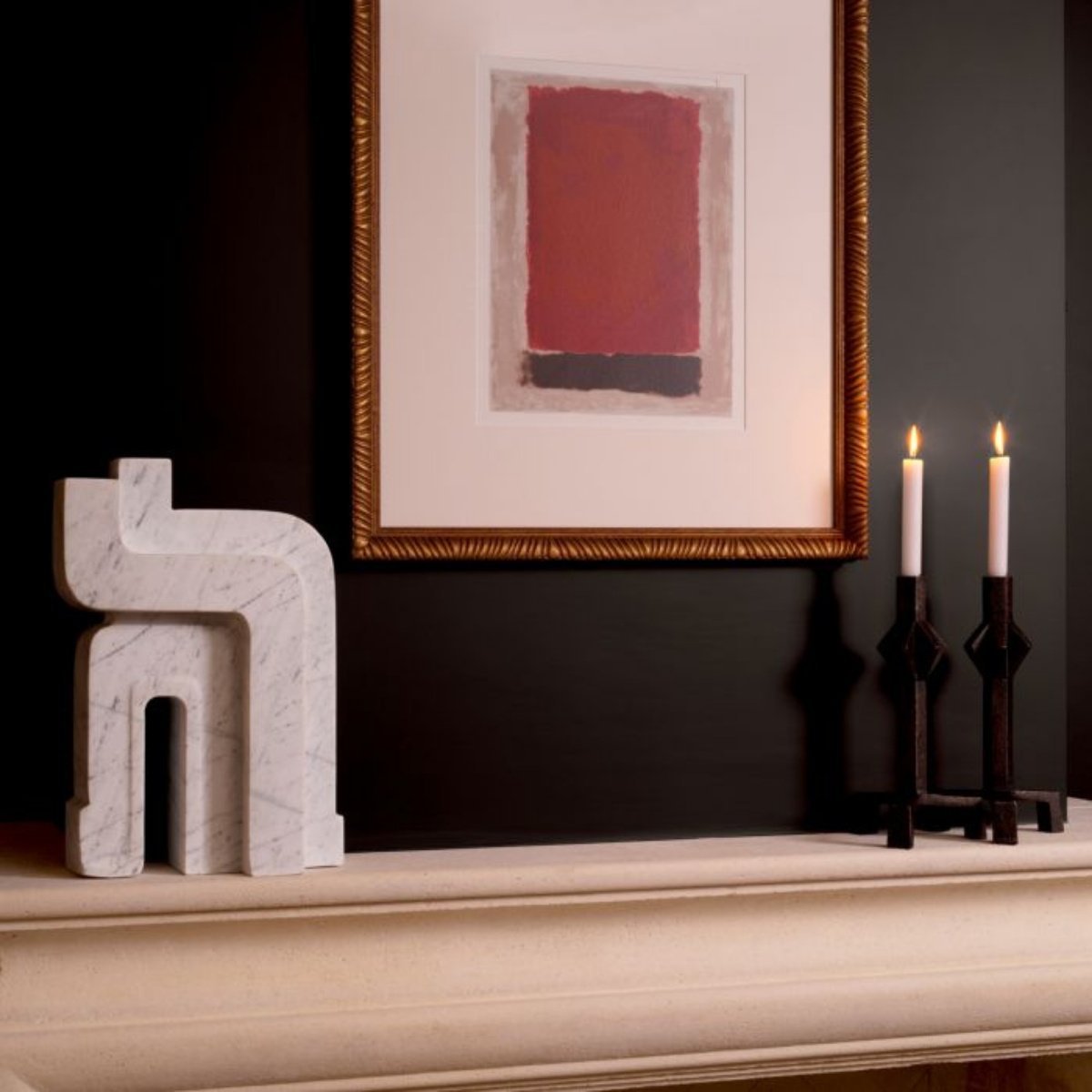 Impression d'art abstrait (lot de 2) | Eichholtz Garnier | REMO-HOME, mobilier et décoration d'intérieur