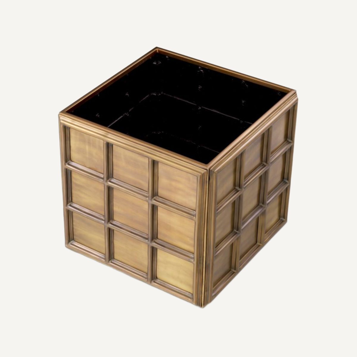 Jardinière carrée en laiton vieilli | Eichholtz Grid S | REMO-HOME, mobilier et décoration d'intérieur