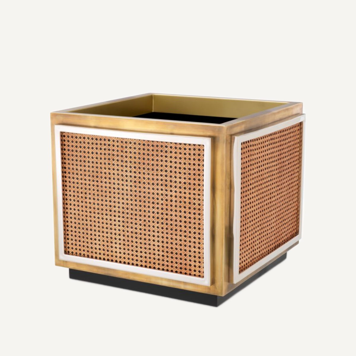 Jardinière dorée en rotin | Eichholtz Tropea | REMO-HOME, mobilier et décoration d'intérieur