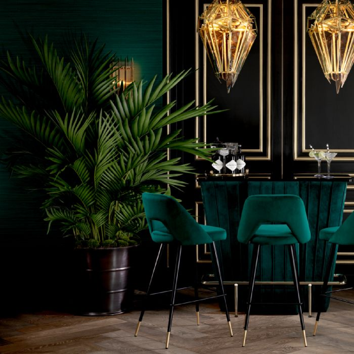 Jardinière en verre fumé | Eichholtz Hortus | REMO-HOME, mobilier et décoration d'intérieur