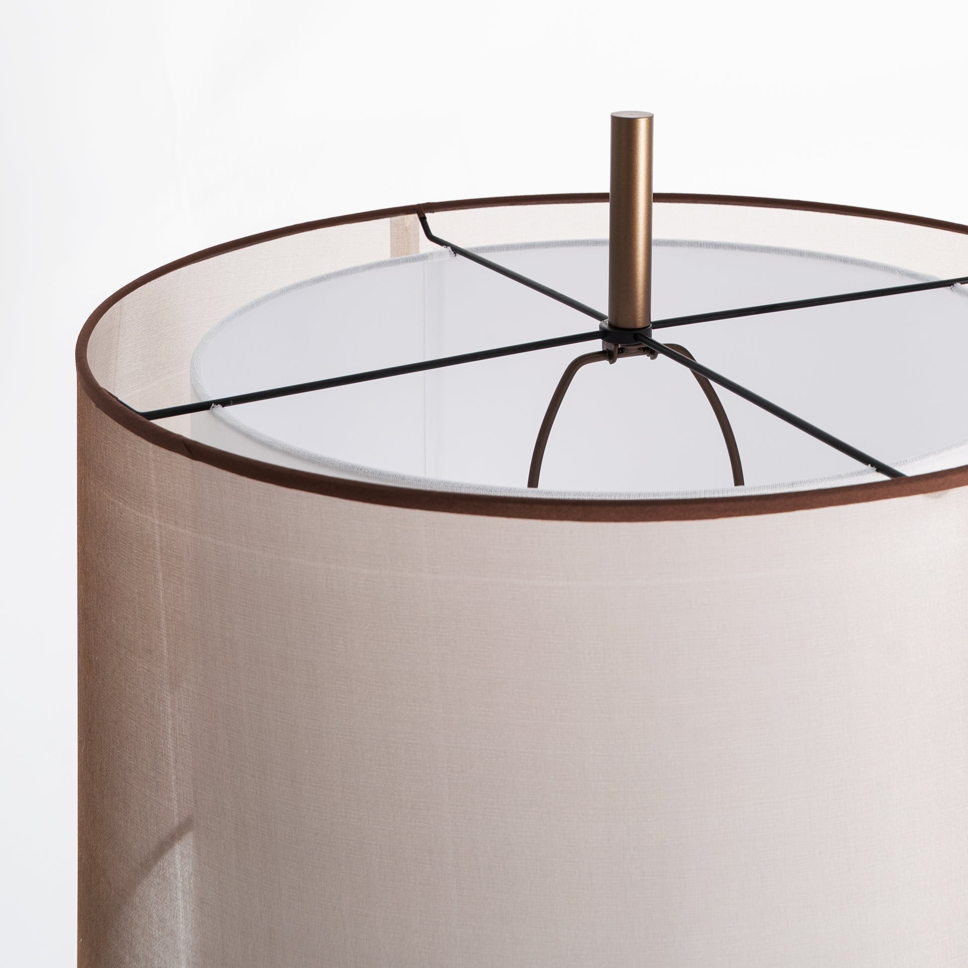 Lampadaire acier noir et abat-jour bronze | VICAL Amelie | REMO-HOME, mobilier design et décoration d'intérieur
