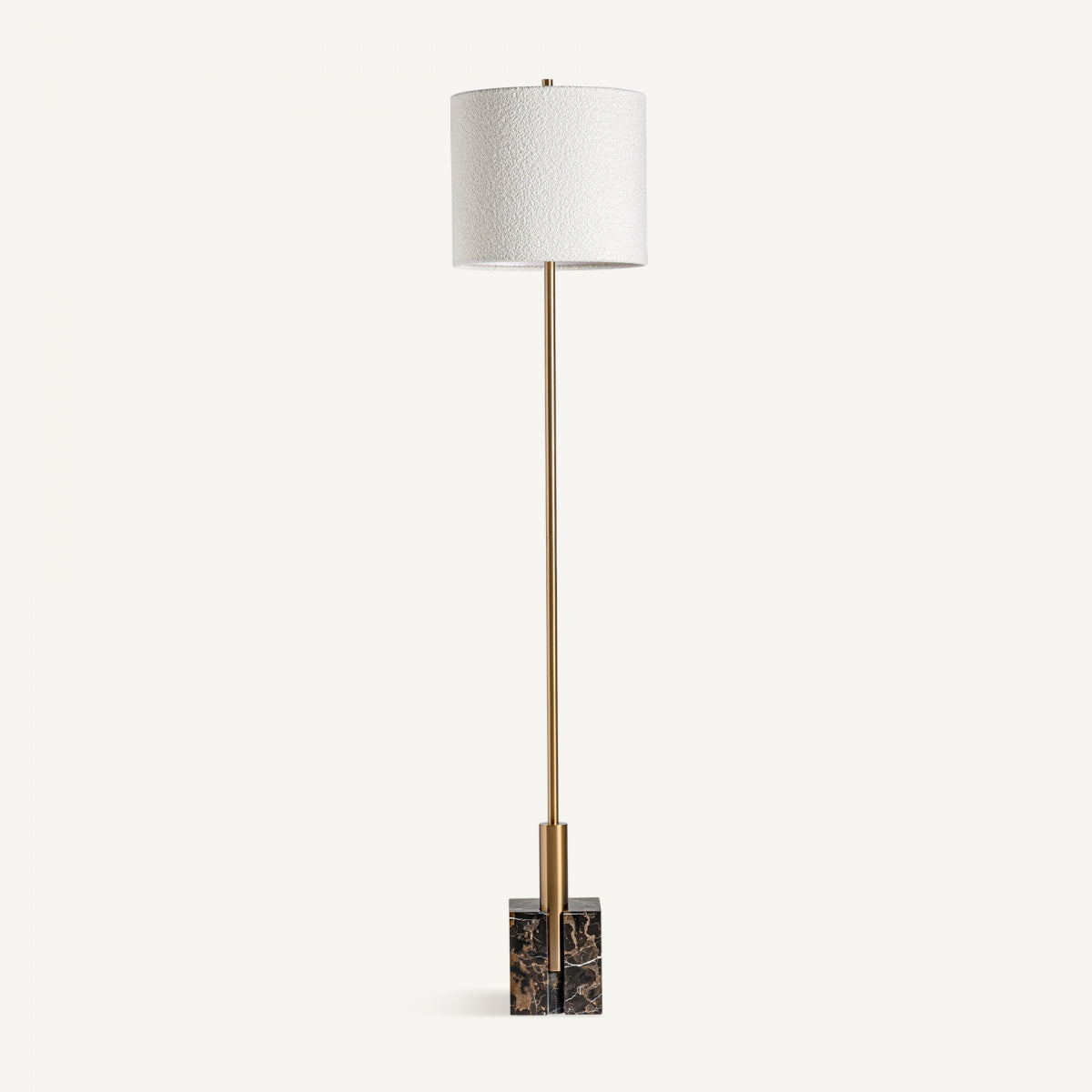 Lampadaire en laiton et marbre marron | Vical Stick | REMO-HOME, mobilier et décoration d'intérieur