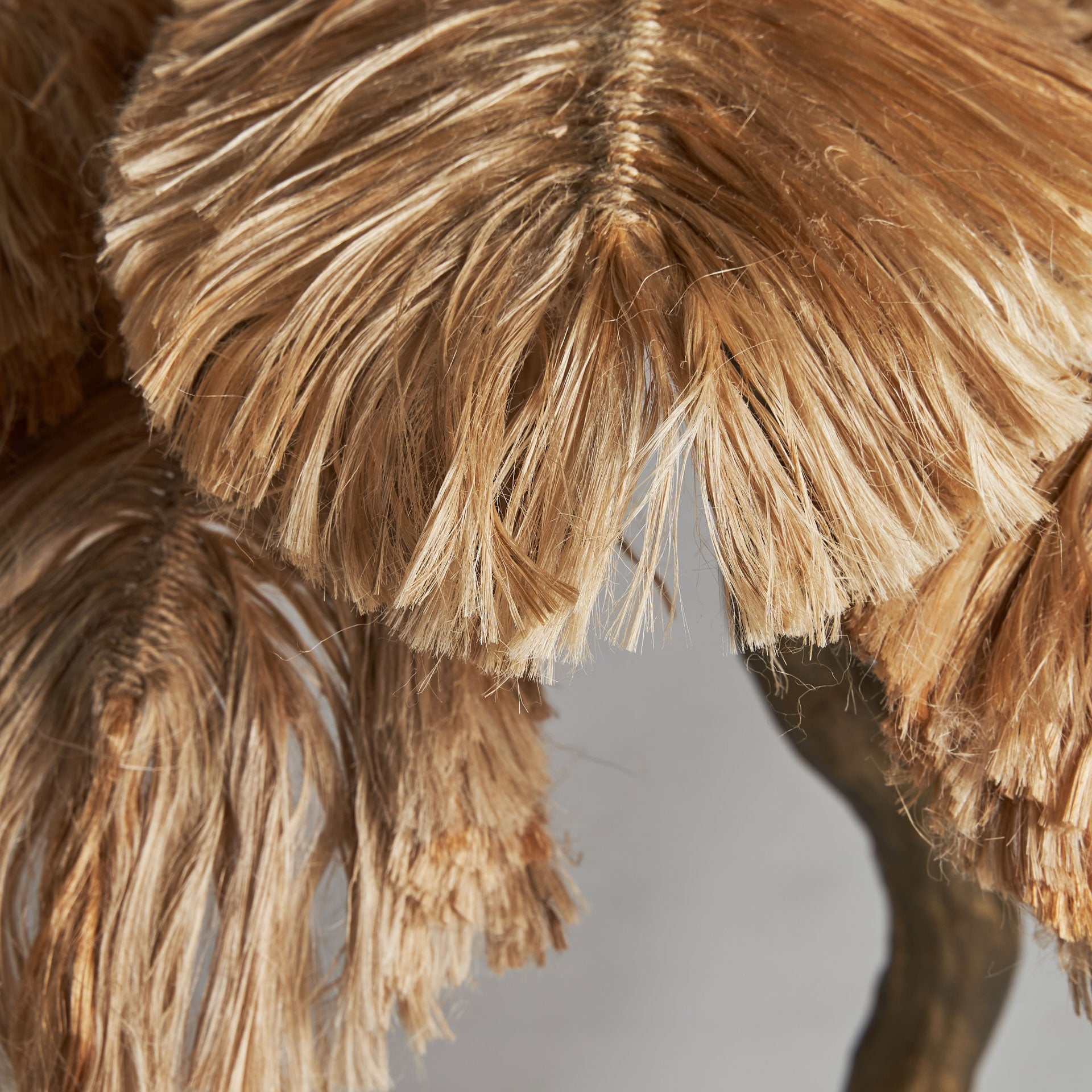 Lampe de table aluminium chanvre brun | VICAL Kellie | REMO-HOME, mobilier design et décoration d'intérieur