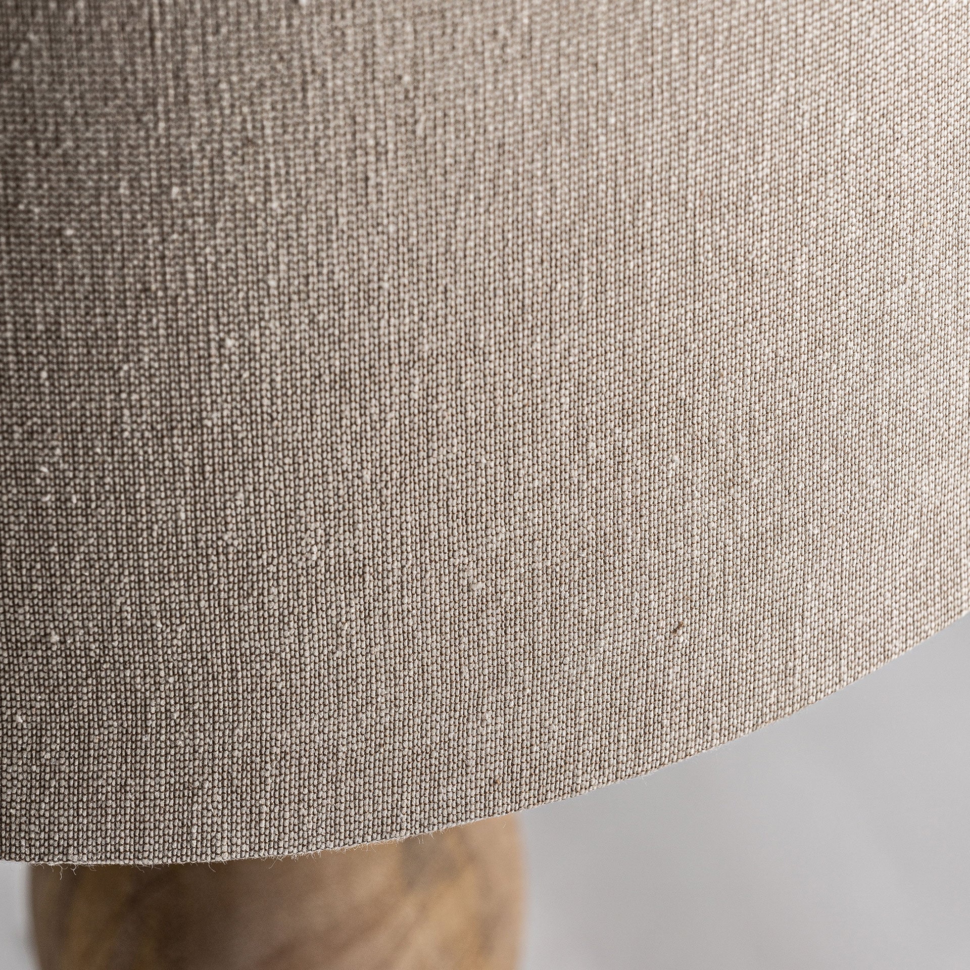 Lampe de table bois de mangue coton brun | VICAL Alea | REMO-HOME, mobilier design et décoration d'intérieur