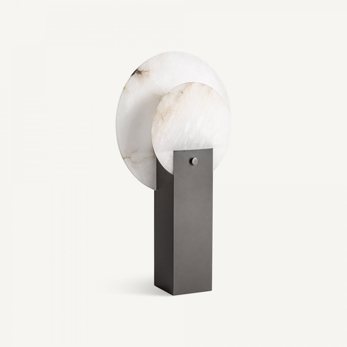 Lampe de table en marbre blanc veinuré | Vical Hostie | REMO-HOME, mobilier et décoration d'intérieur