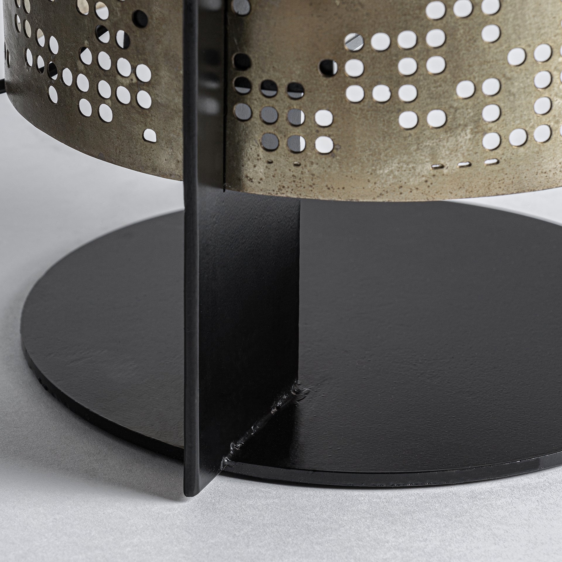 Lampe haute sculpturale acier doré | VICAL Jacquard | REMO-HOME, mobilier design et décoration d'intérieur