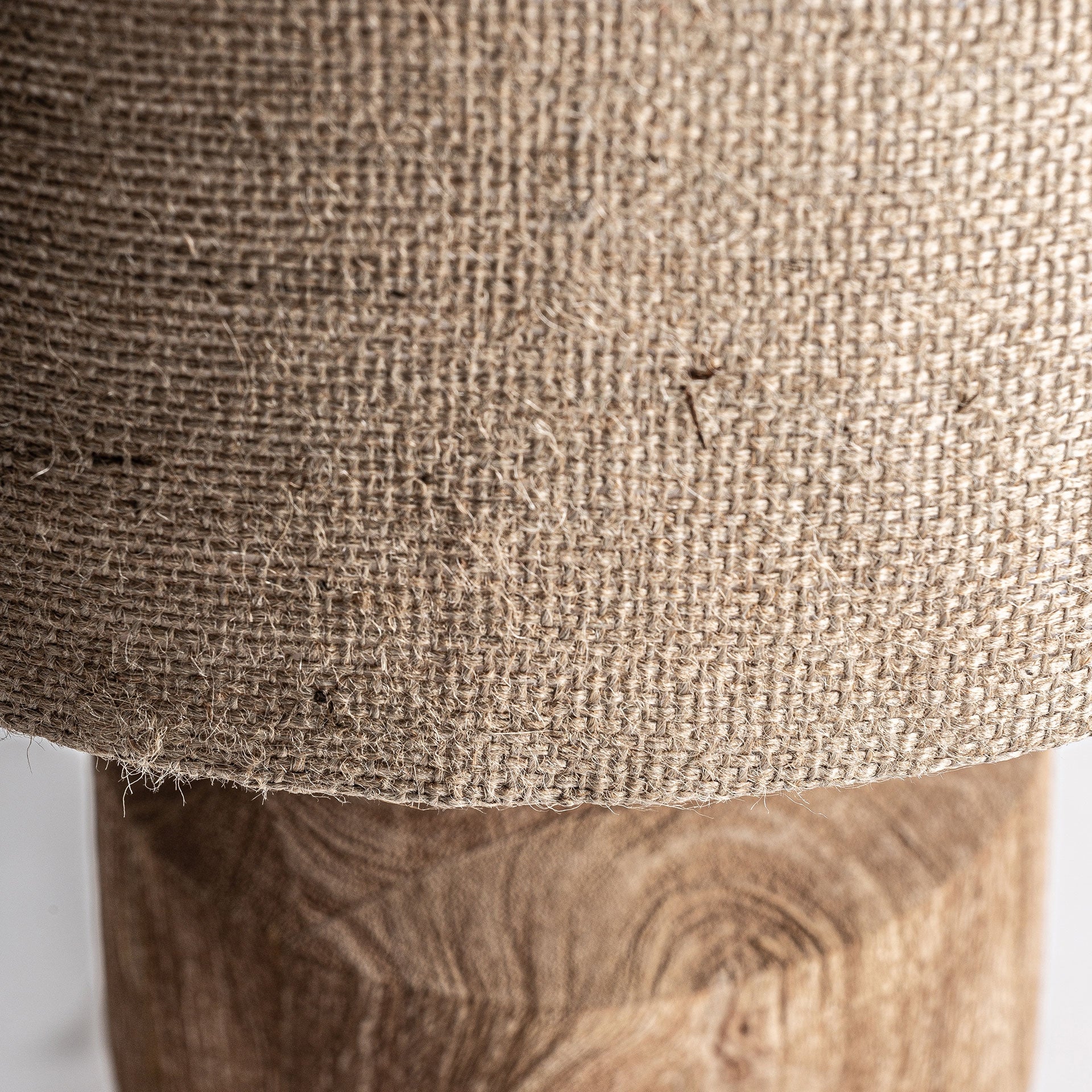 Lampe à poser bois de manguier et jute brun | VICAL Finja | REMO-HOME, mobilier design et décoration d'intérieur