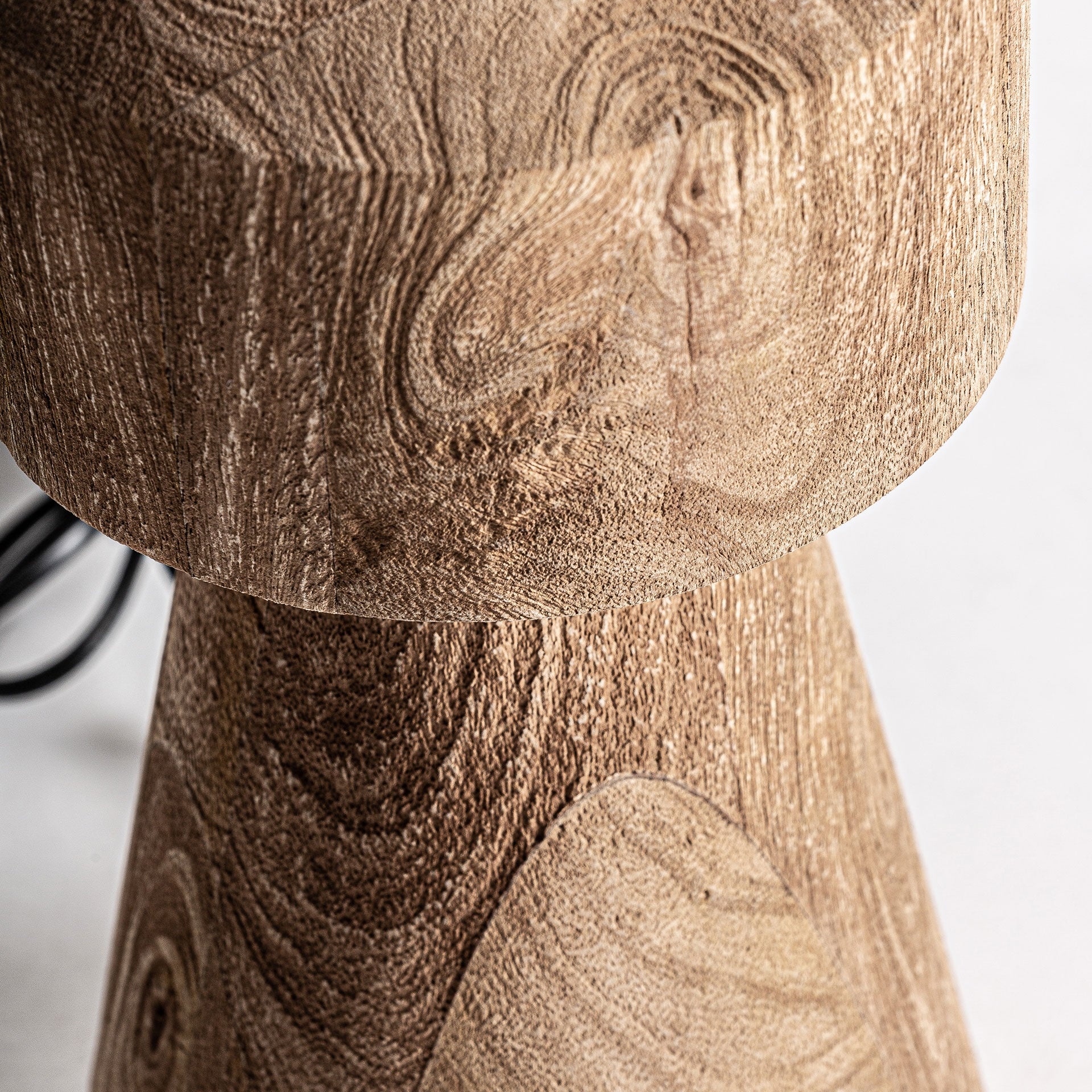 Lampe à poser bois de manguier et jute brun | VICAL Finja | REMO-HOME, mobilier design et décoration d'intérieur