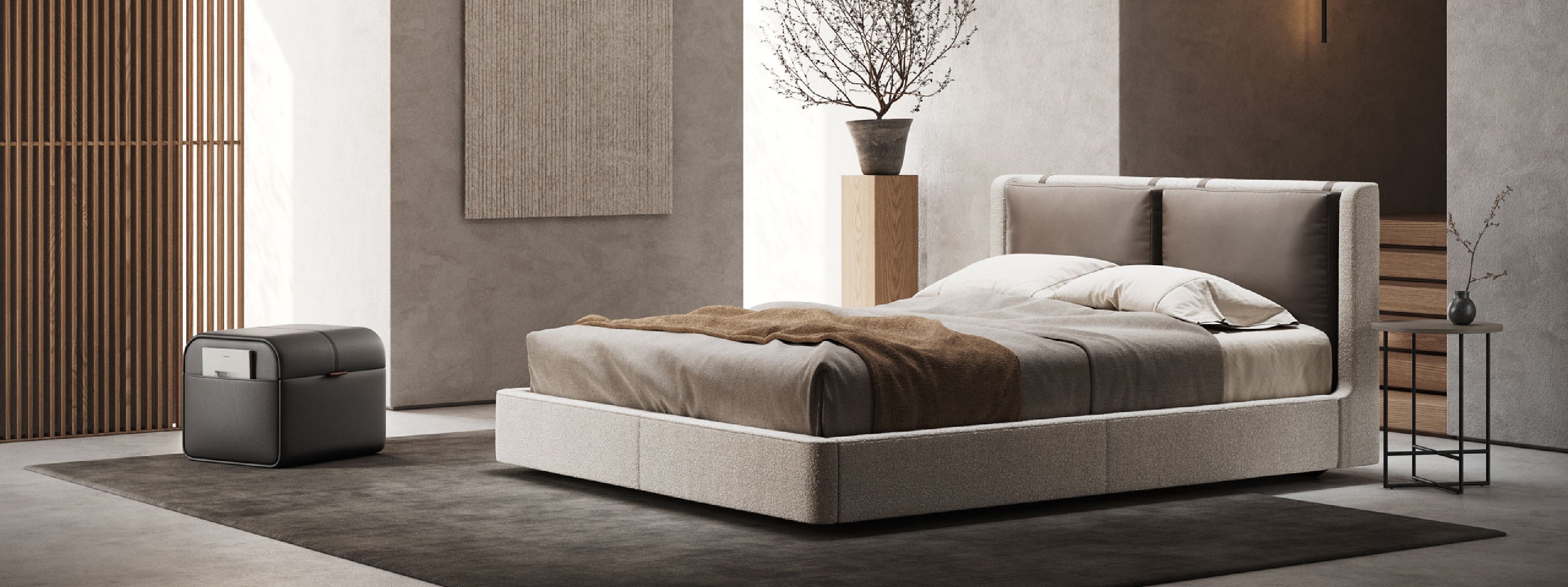Collection de lits et têtes de lit design haut de gamme