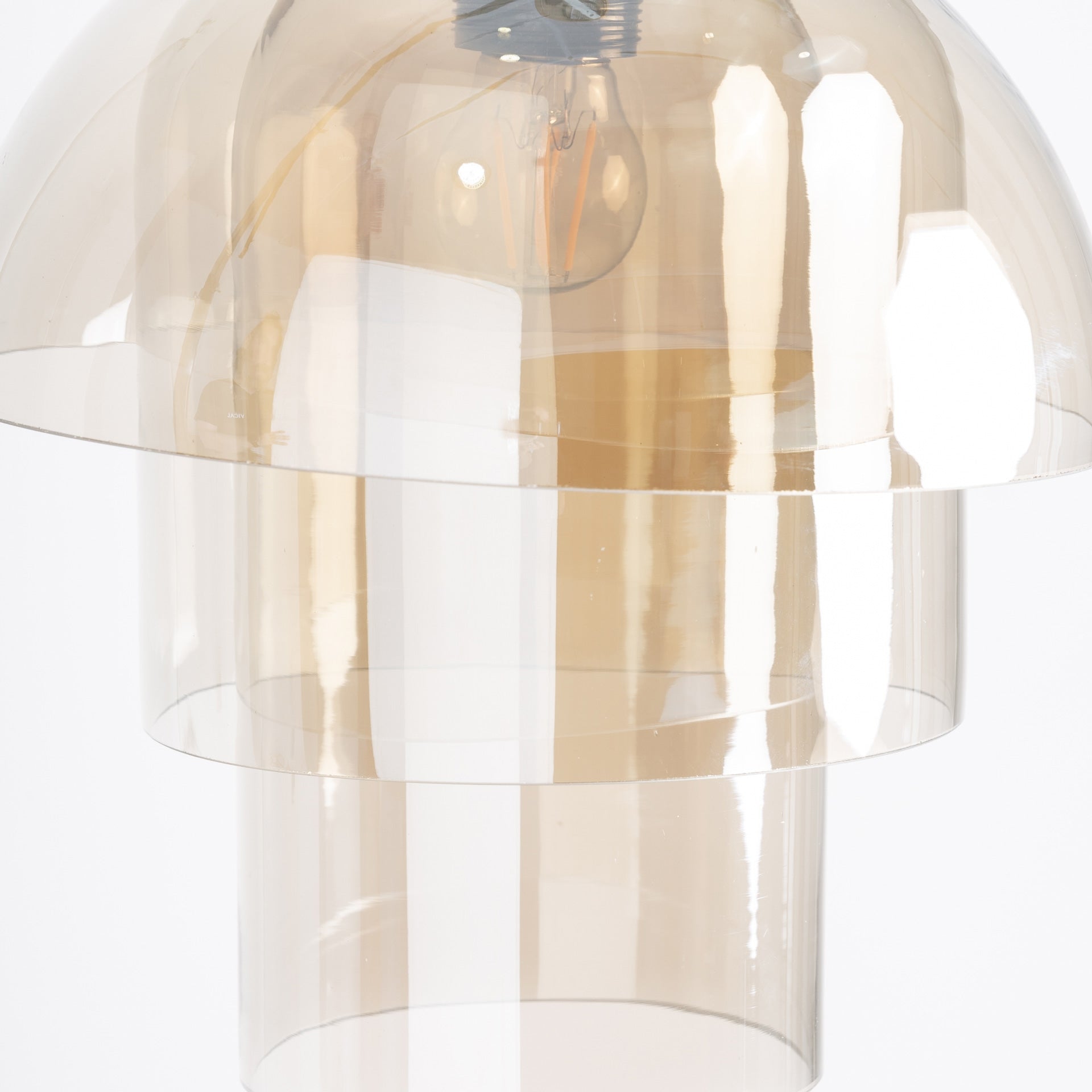 Lustre Crystal Gris Fumé Acier Doré | VICAL Shija | REMO-HOME, mobilier design et décoration d'intérieur