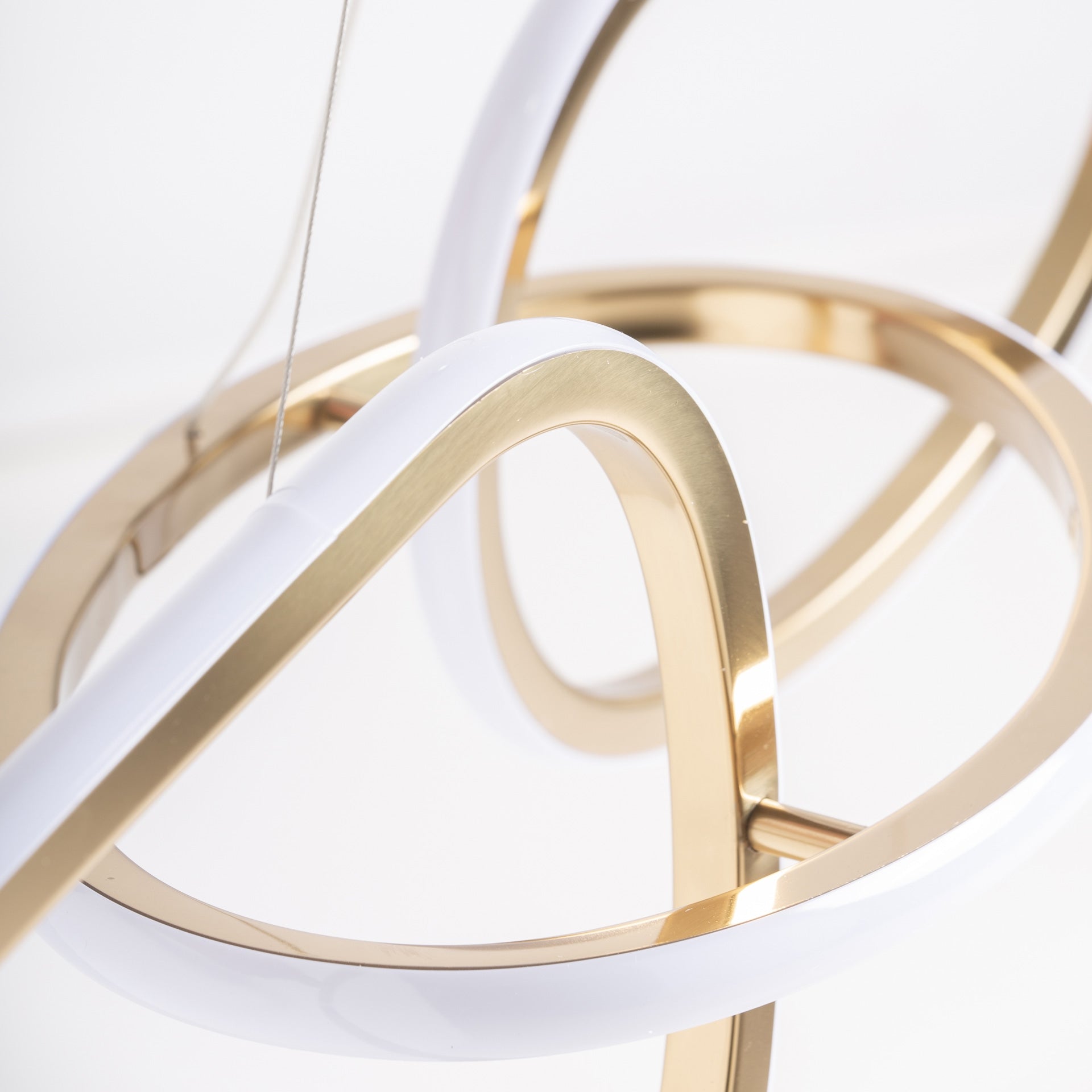 Lustre acier doré crystal blanc | VICAL Kaleshe | REMO-HOME, mobilier design et décoration d'intérieur