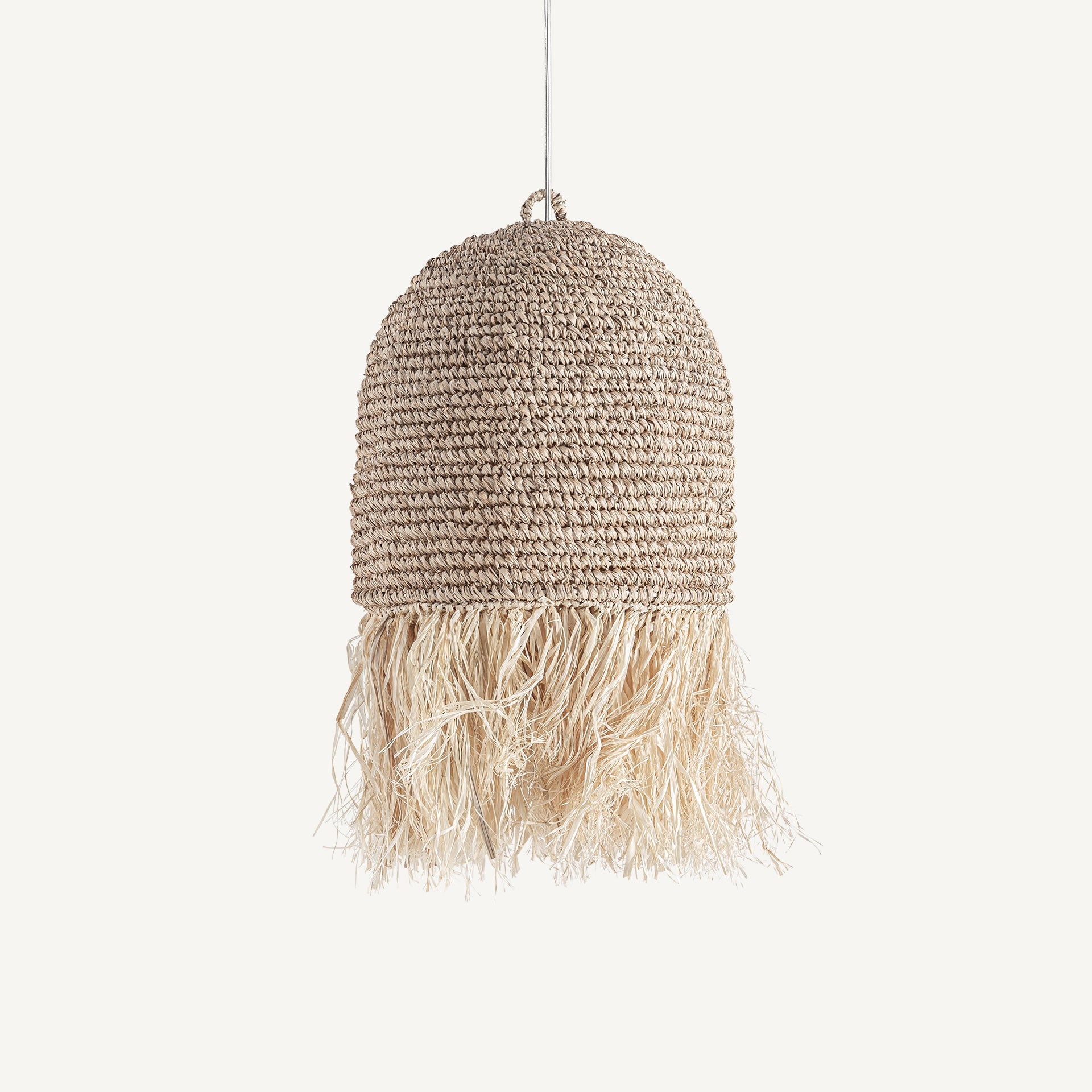 Lustre boho fibres naturelles tressées 52 cm | VICAL | REMO-HOME, mobilier design et décoration d'intérieur