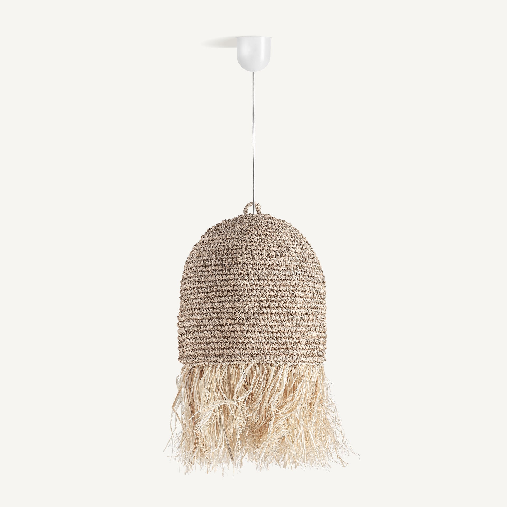 Lustre boho fibres naturelles tressées 52 cm | VICAL | REMO-HOME, mobilier design et décoration d'intérieur