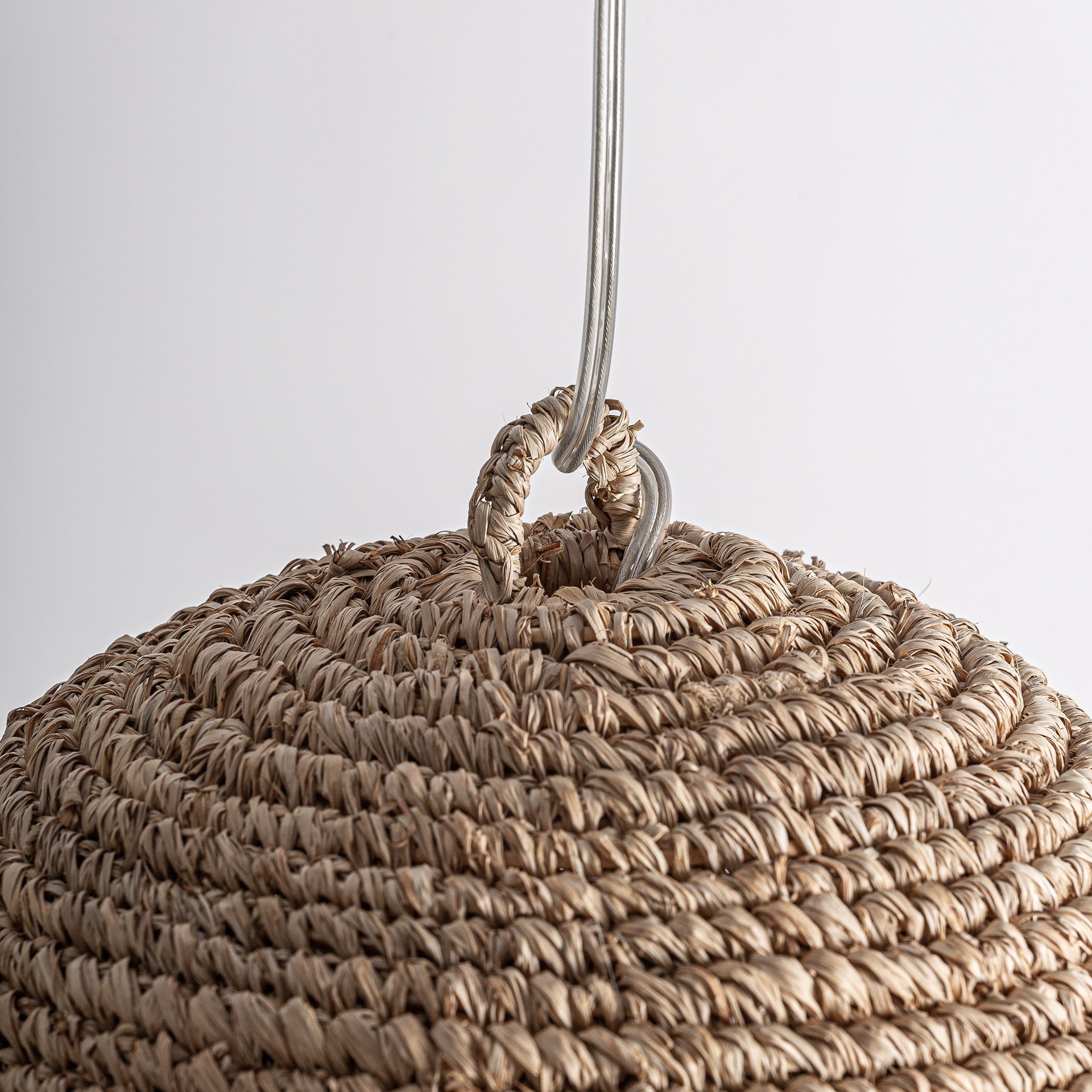 Lustre boho fibres naturelles tressées 52 cm | VICAL | REMO-HOME, mobilier design et décoration d'intérieur