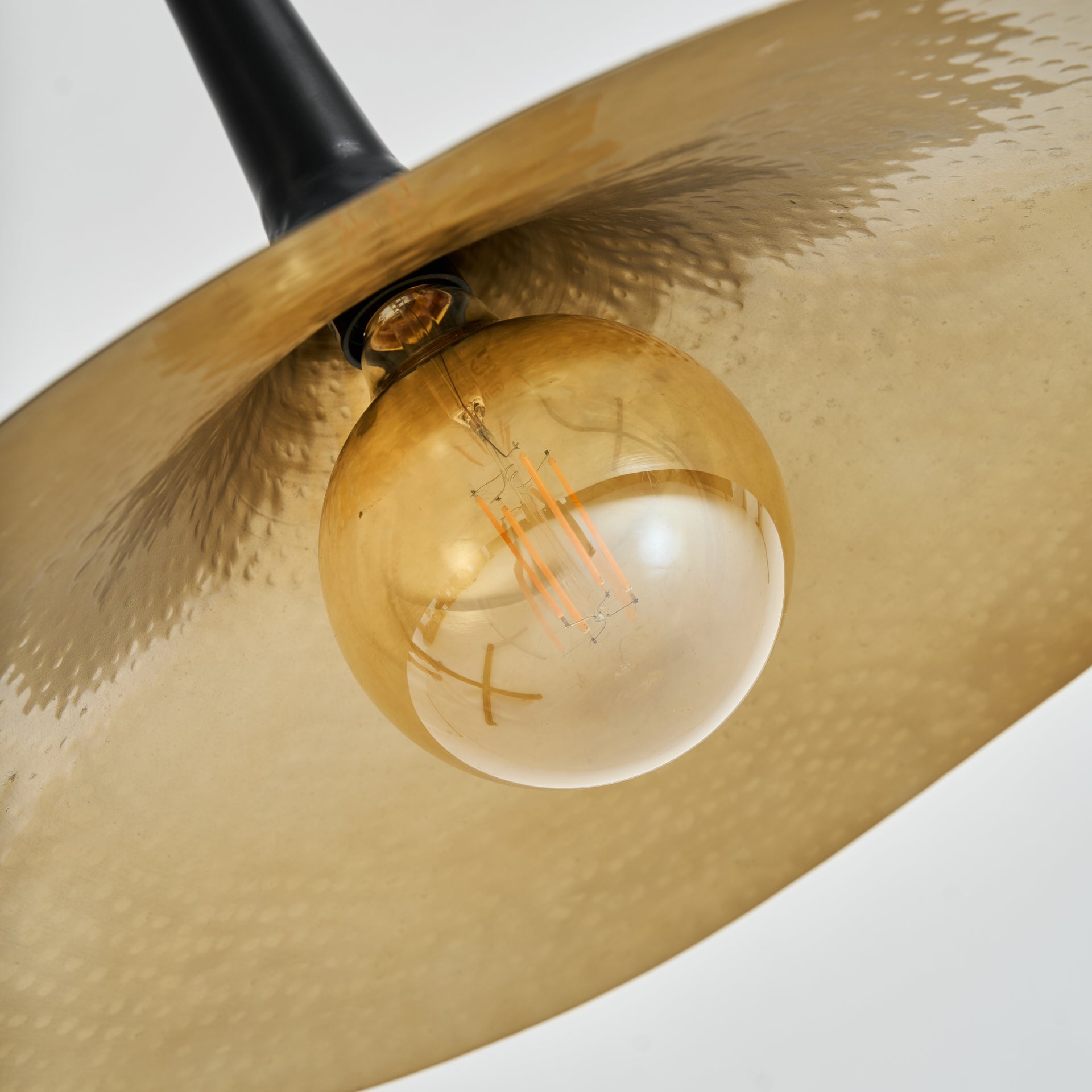 Lustre cage métal noir et doré 50 cm | VICAL Mondher | REMO-HOME, mobilier design et décoration d'intérieur