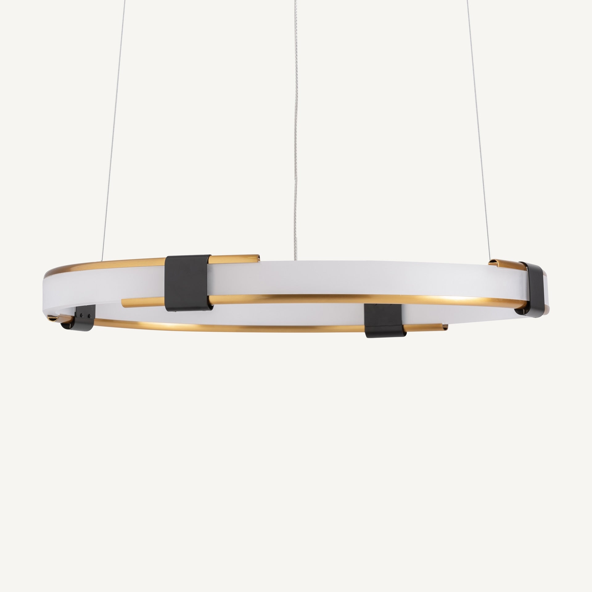 Lustre crystal blanc acier cuivre noir | VICAL Lia | REMO-HOME, mobilier design et décoration d'intérieur