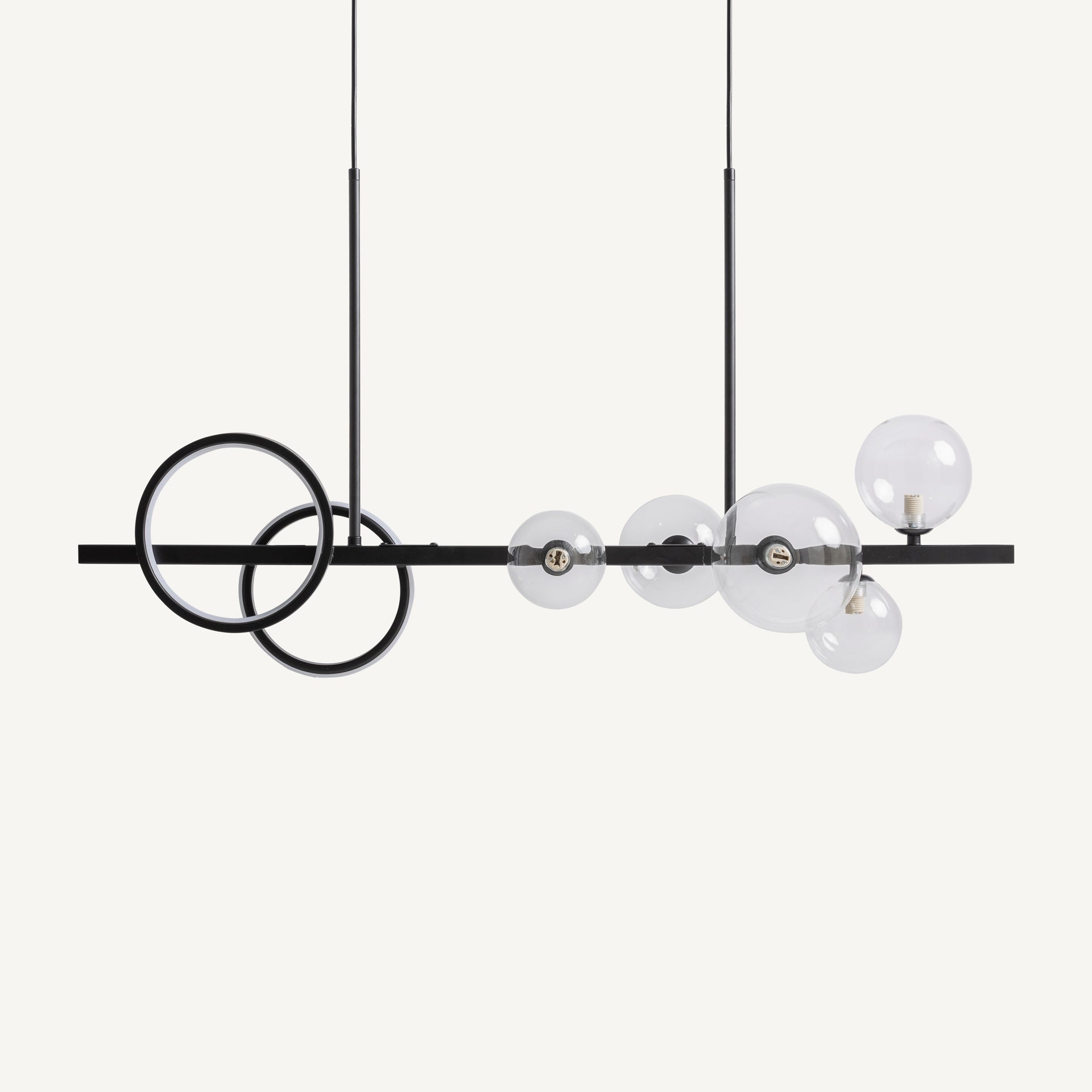 Lustre crystal fumé acier noir | VICAL Daria | REMO-HOME, mobilier design et décoration d'intérieur