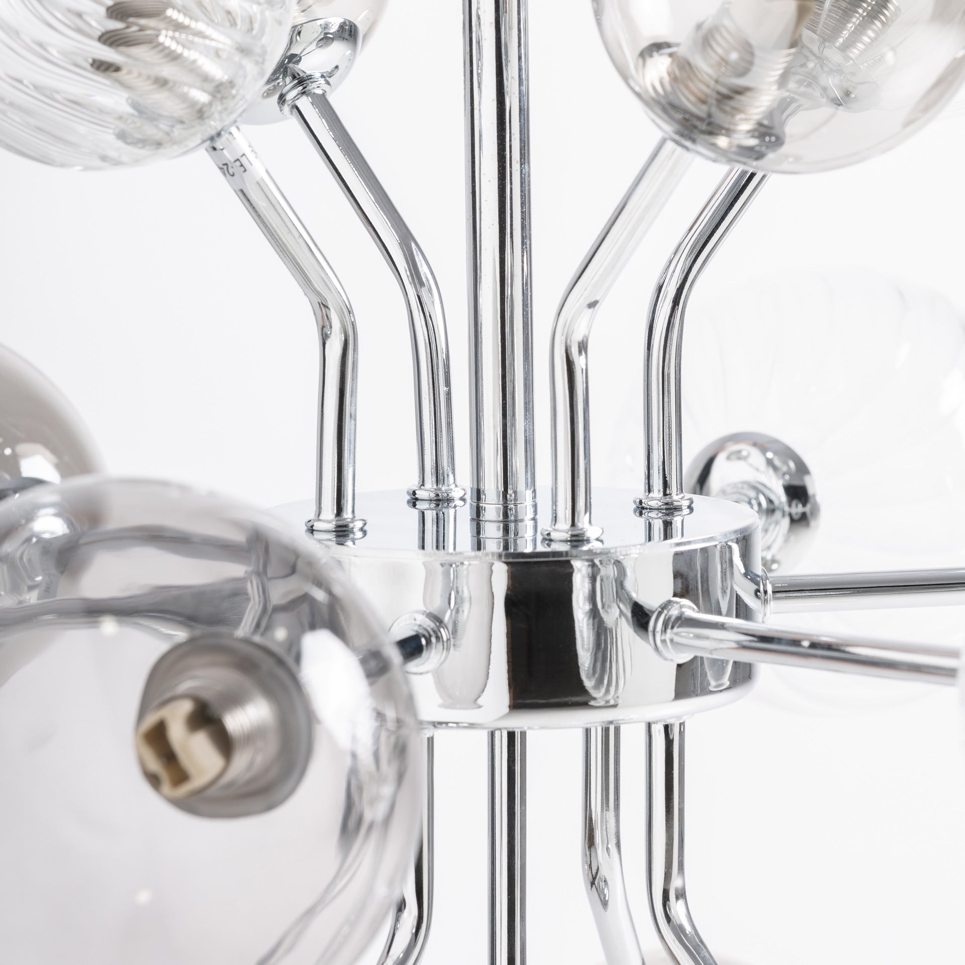 Lustre crystal gris fumé acier argent | VICAL Carla | REMO-HOME, mobilier design et décoration d'intérieur