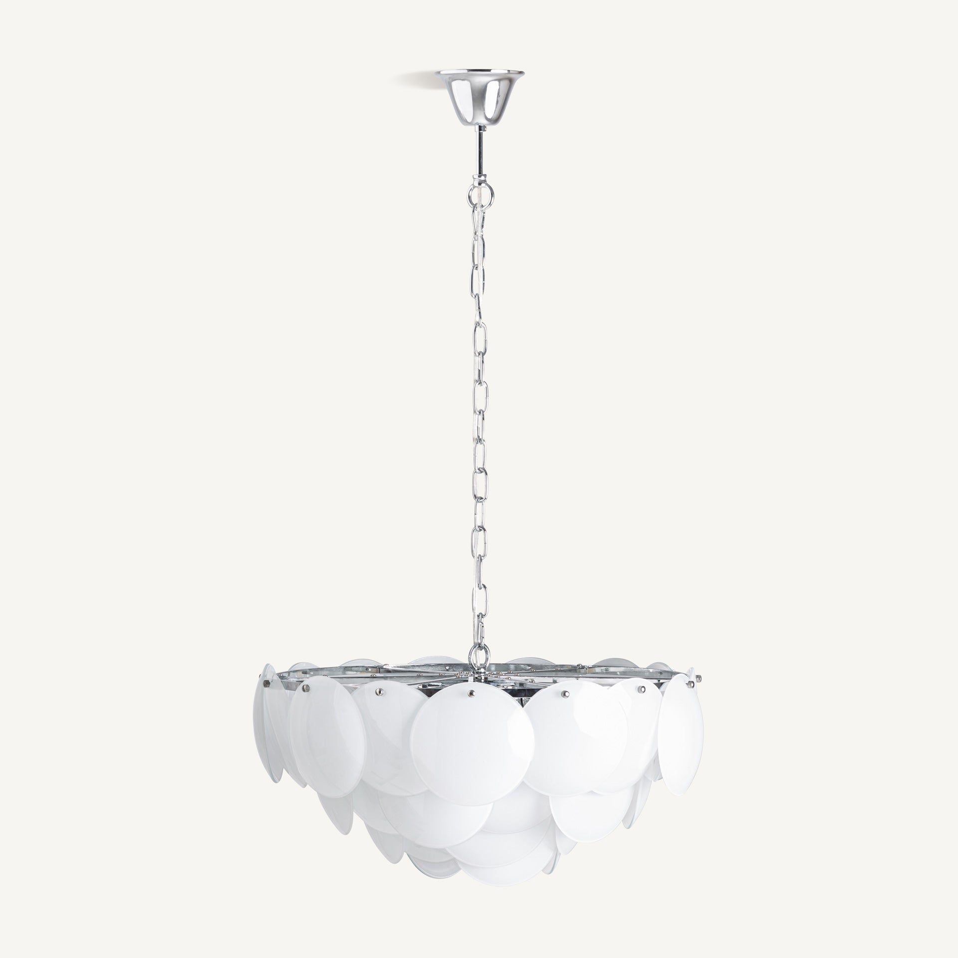 Lustre cylindrique cristal blanc | VICAL Elisha | REMO-HOME, mobilier design et décoration d'intérieur