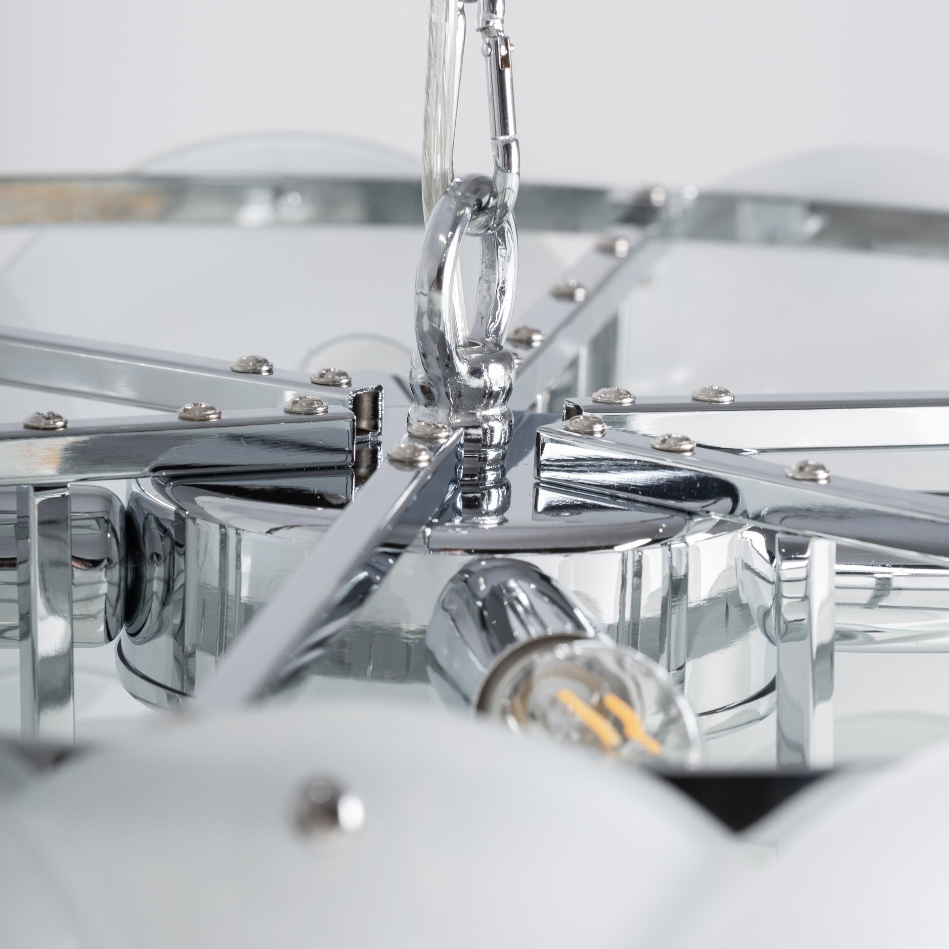 Lustre cylindrique cristal blanc | VICAL Elisha | REMO-HOME, mobilier design et décoration d'intérieur