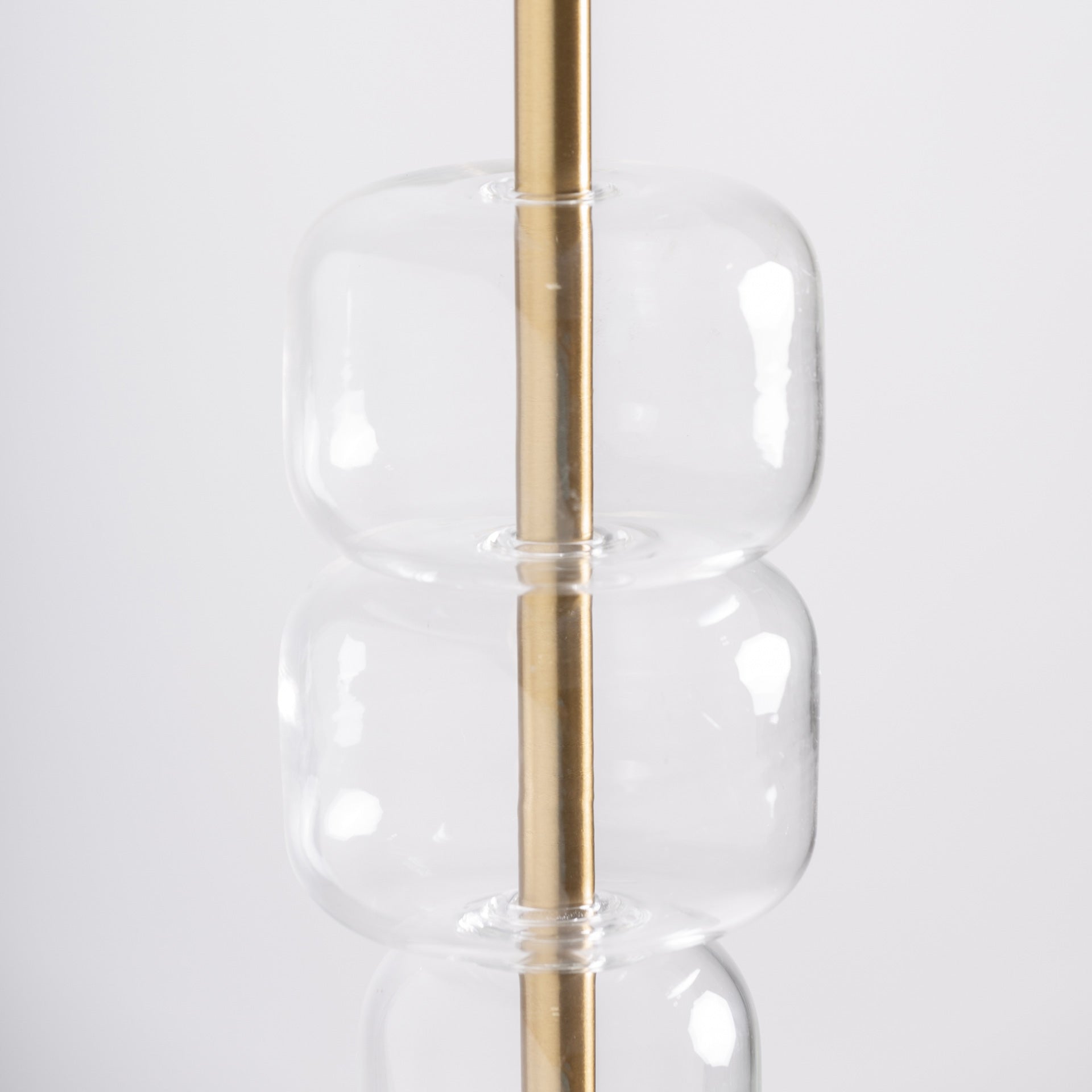 Lustre cylindrique cristal translucide or vieux | VICAL Zisk | REMO-HOME, mobilier design et décoration d'intérieur