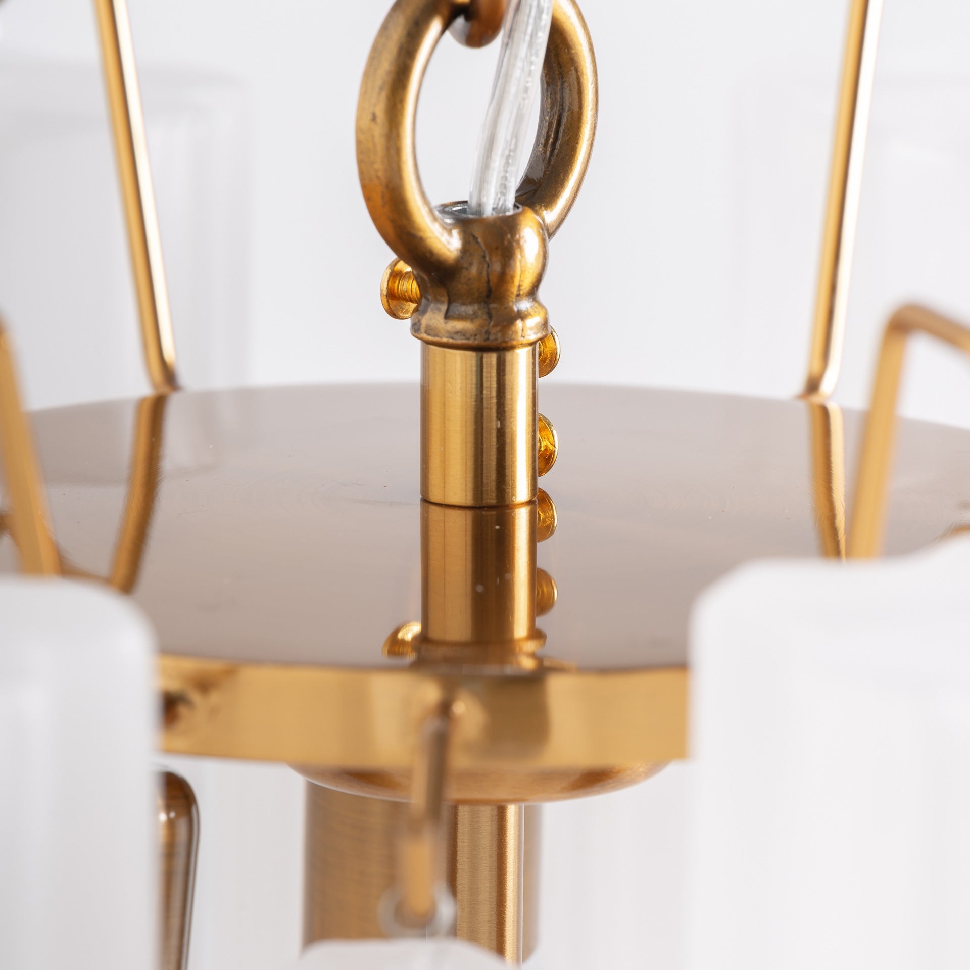 Lustre dôme cristal blanc bronze 42cm | VICAL Palesha | REMO-HOME, mobilier design et décoration d'intérieur