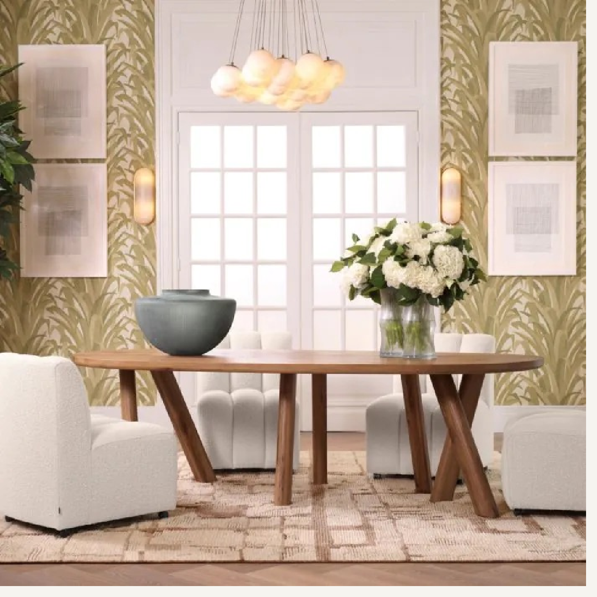 Lustre doré en albâtre | Eichholtz Sphinx L | REMO-HOME, mobilier et décoration d'intérieur