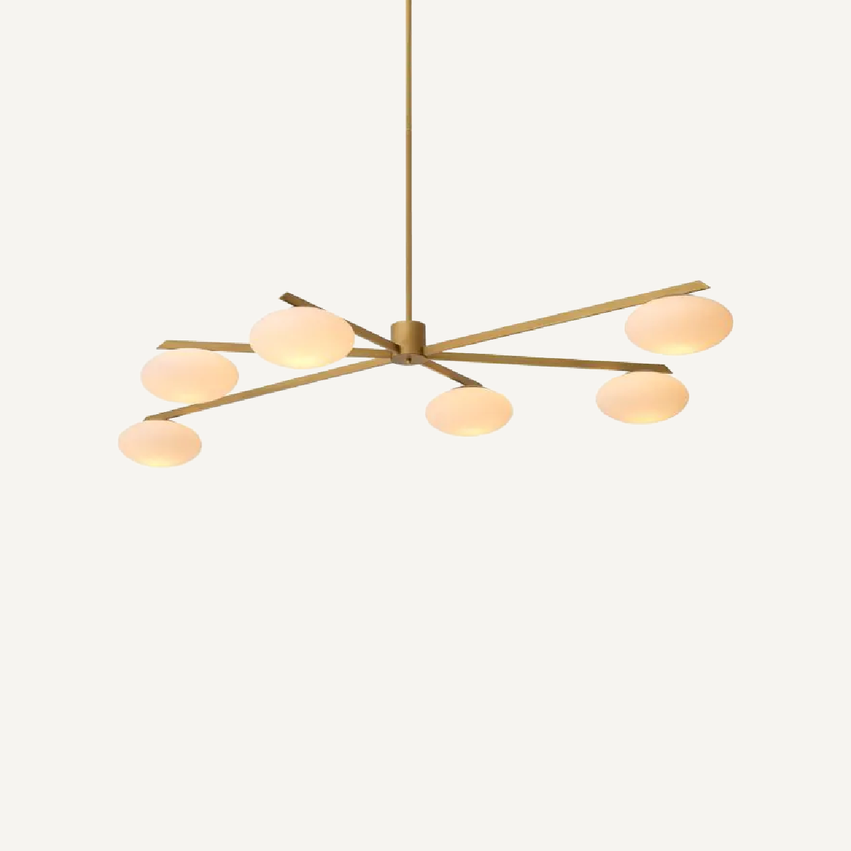 Lustre doré en verre blanc | Eichholtz Evergreen L | REMO-HOME, mobilier et décoration d'intérieur