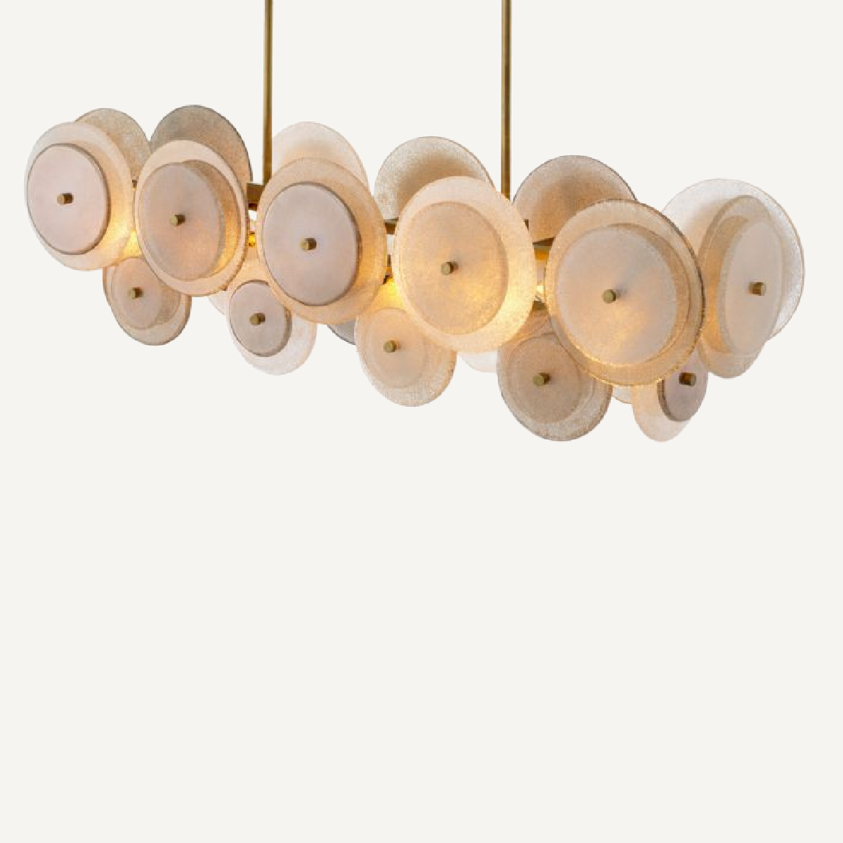 Lustre doré en verre fumé | Eichholtz Hyde | REMO-HOME, mobilier et décoration d'intérieur
