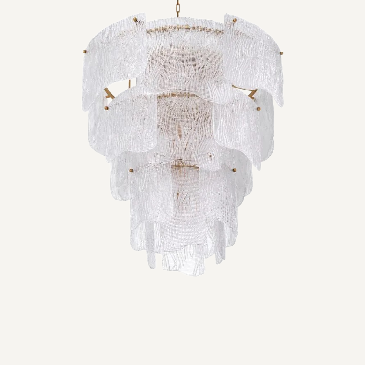 Lustre doré en verre texturé | Eichholtz Asinara L | REMO-HOME, mobilier et décoration d'intérieur