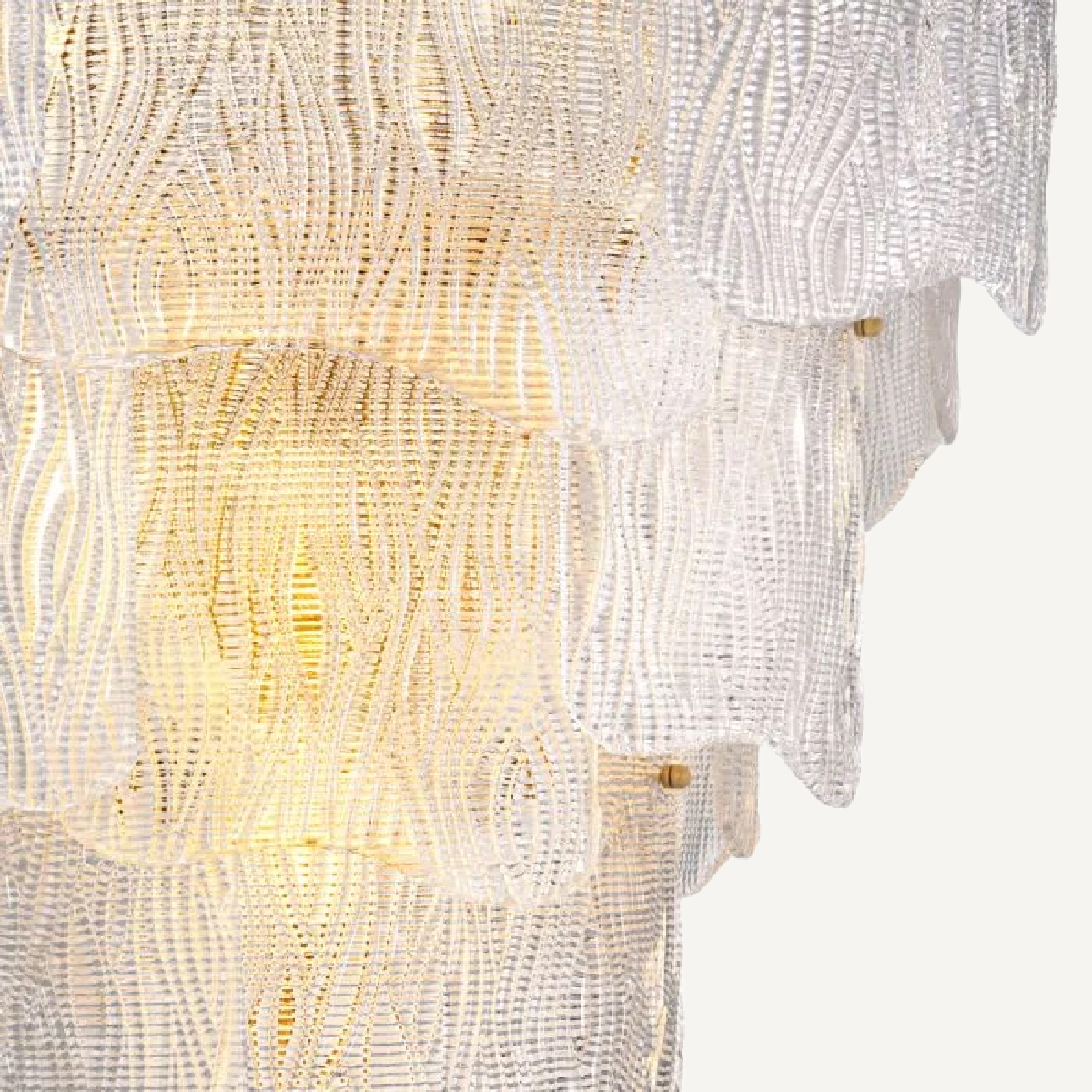 Lustre doré en verre texturé | Eichholtz Asinara L | REMO-HOME, mobilier et décoration d'intérieur