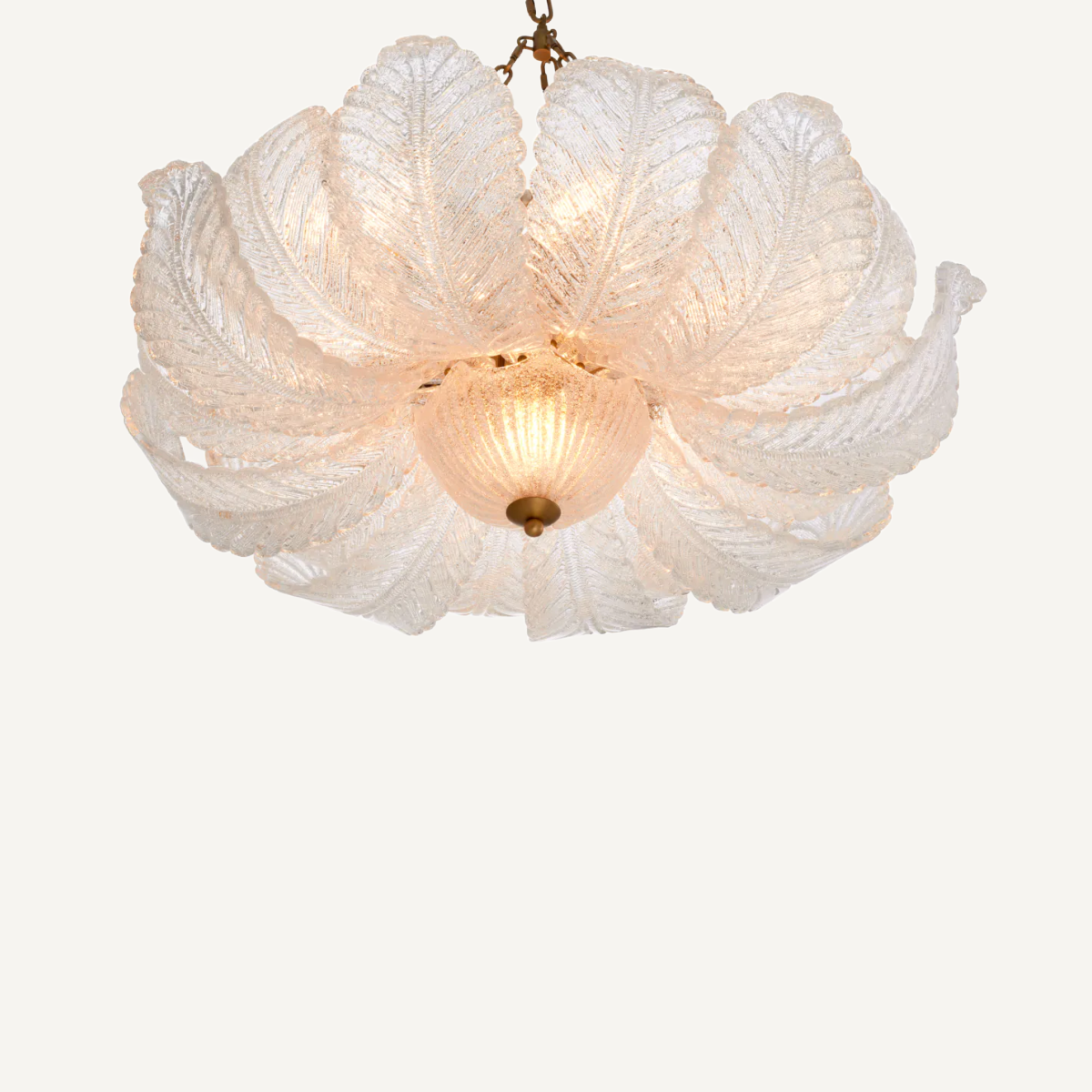 Lustre doré en verre texturé | Eichholtz Cabrillo | REMO-HOME, mobilier et décoration d'intérieur