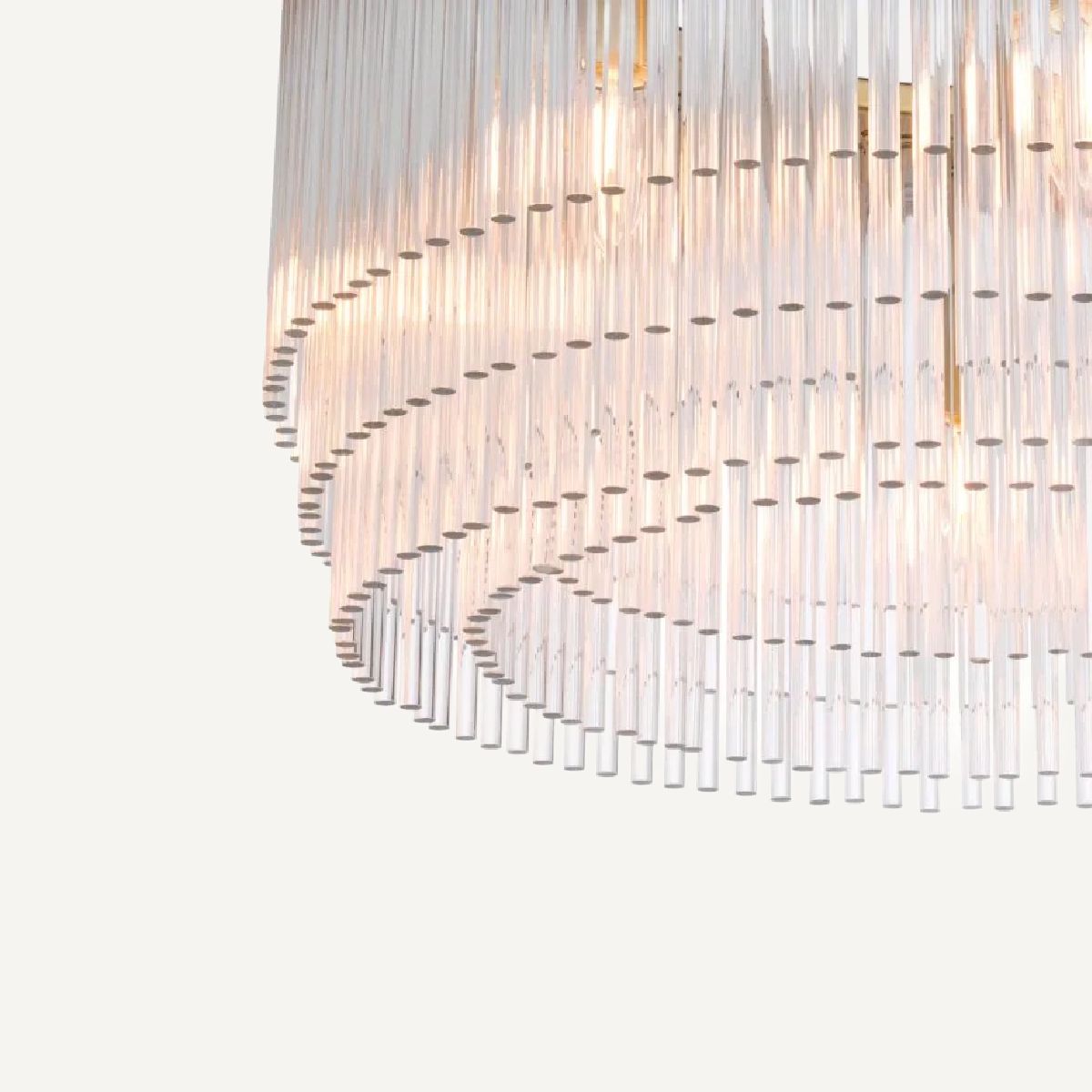 Lustre doré en verre transparent | Eichholtz Hector S | REMO-HOME, mobilier et décoration d'intérieur