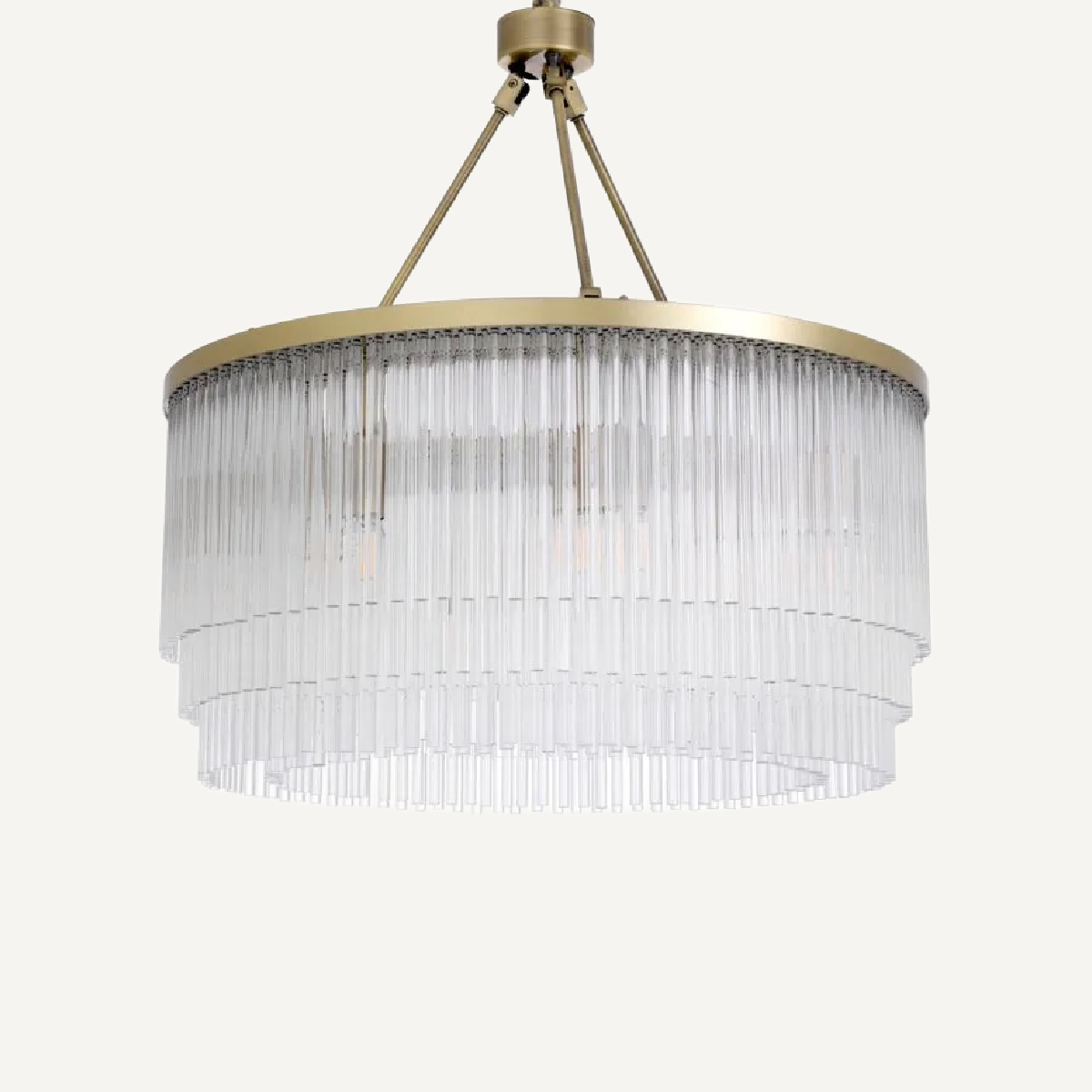 Lustre doré en verre transparent | Eichholtz Hector S | REMO-HOME, mobilier et décoration d'intérieur