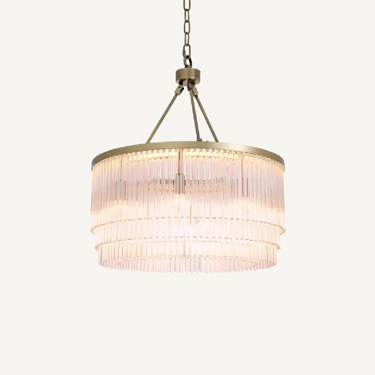 Lustre doré en verre transparent | Eichholtz Hector S | REMO-HOME, mobilier et décoration d'intérieur
